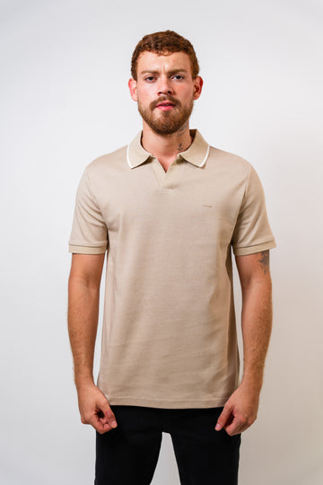 Polo Beige Hombre Carven