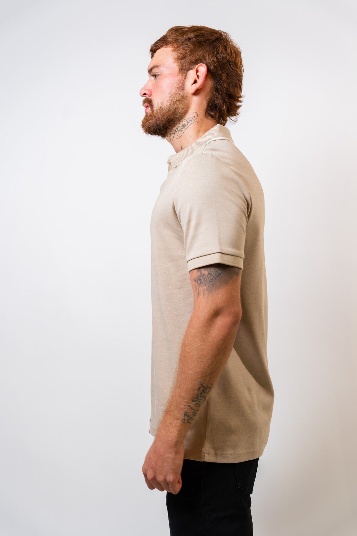 Polo Beige Hombre Carven