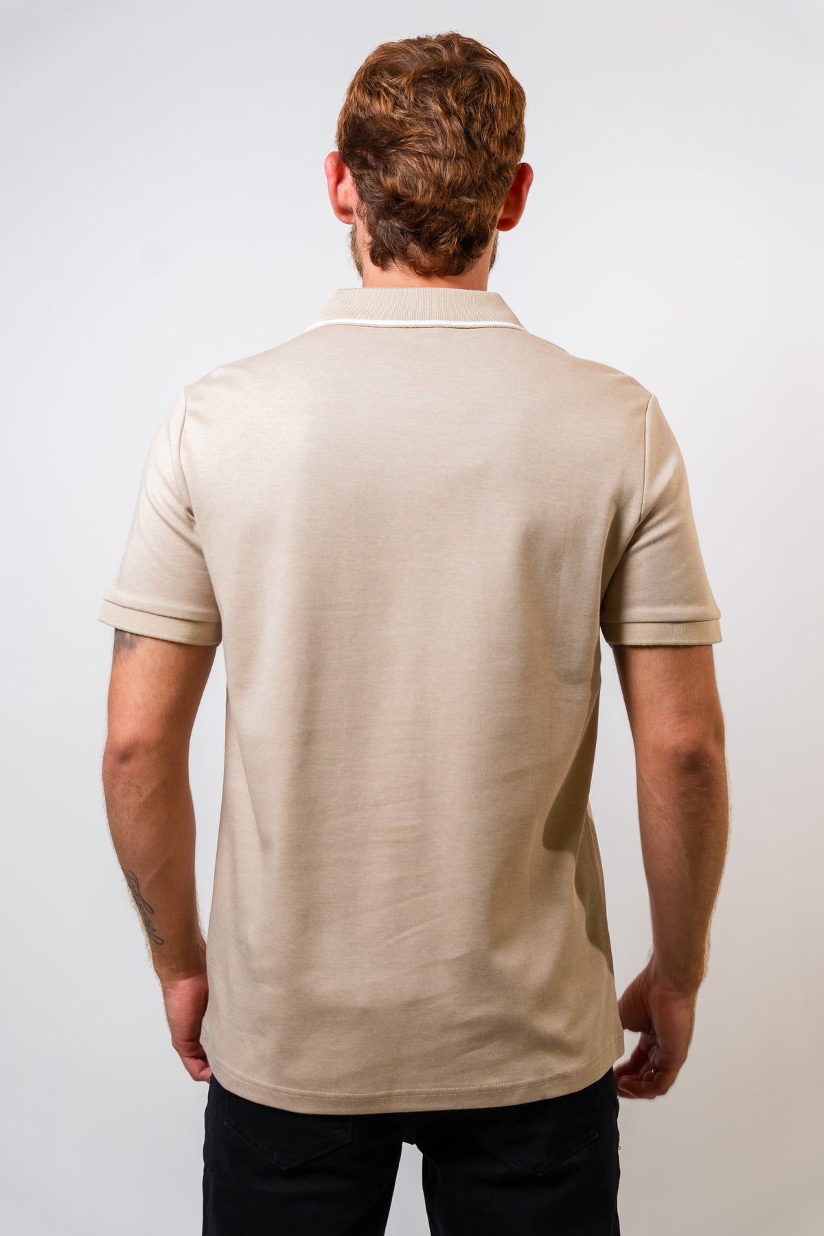 Polo Beige Hombre Carven