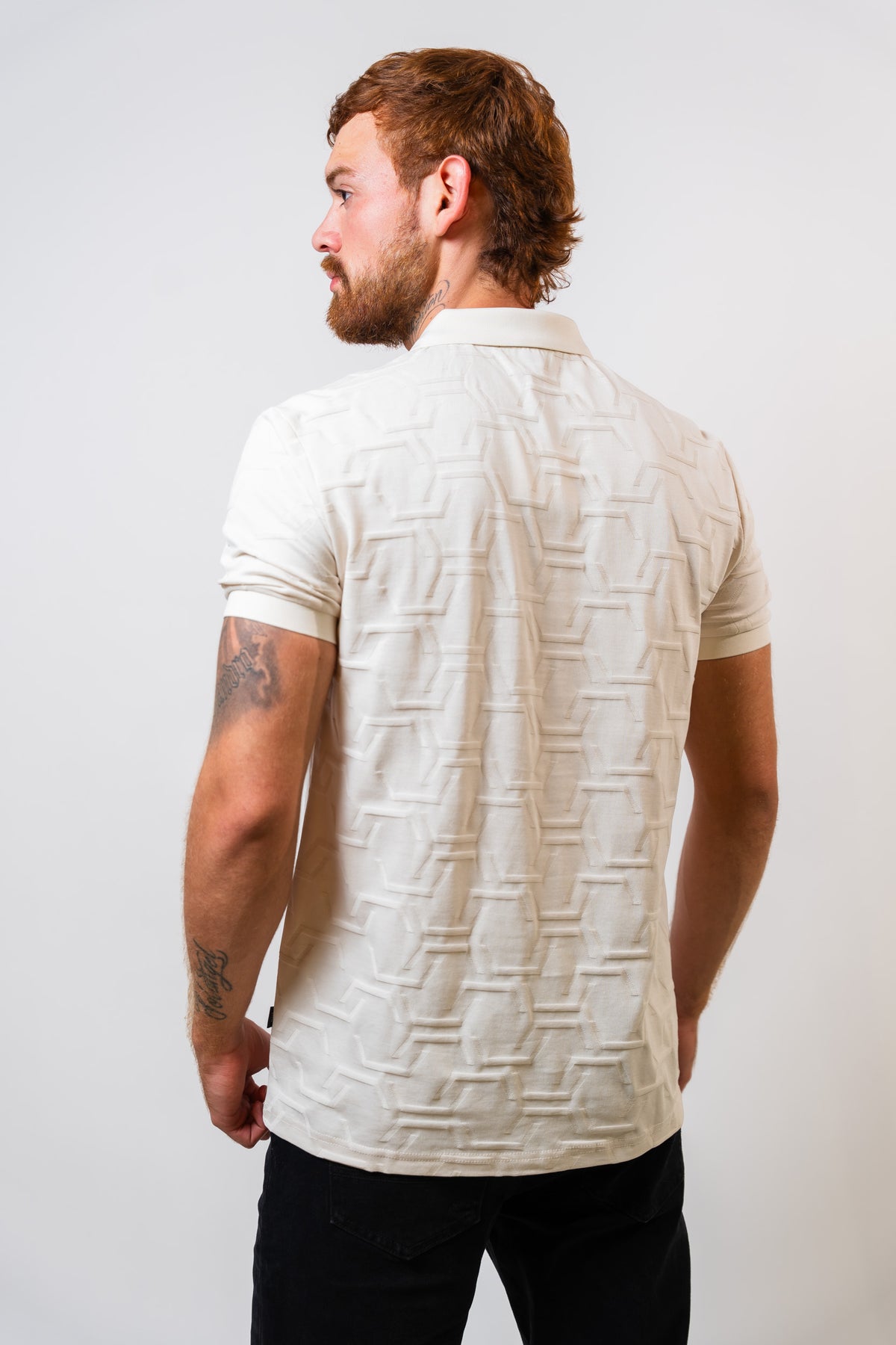 Polo Beige Hombre Carven