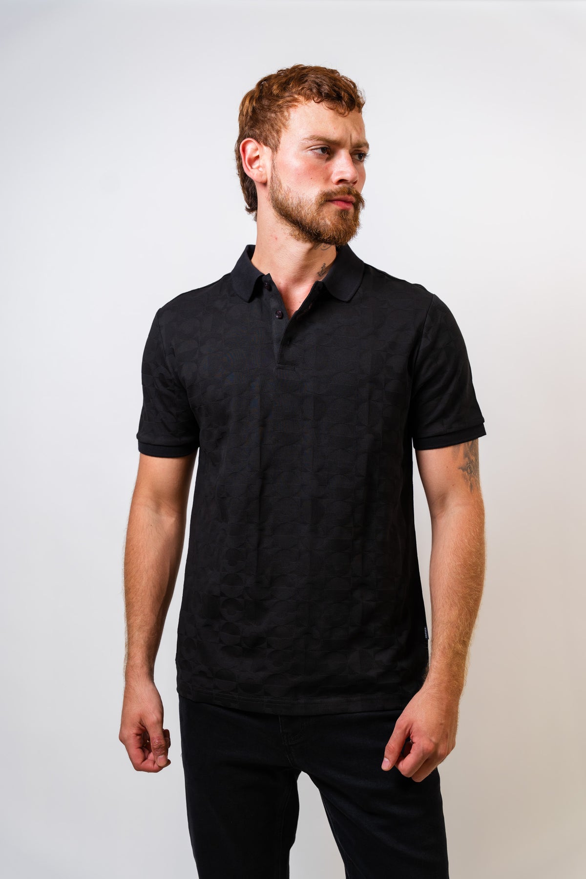 Polo Negro Hombre Carven