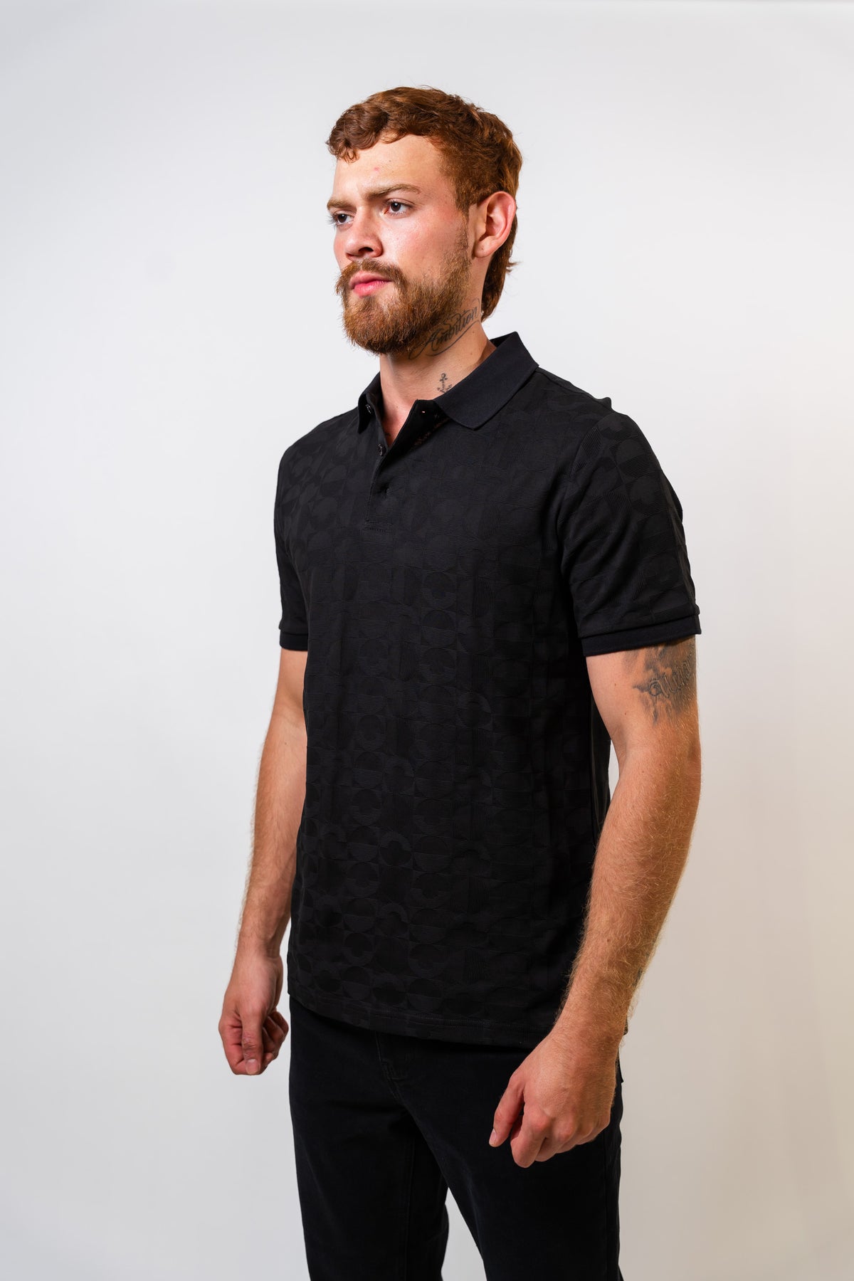 Polo Negro Hombre Carven