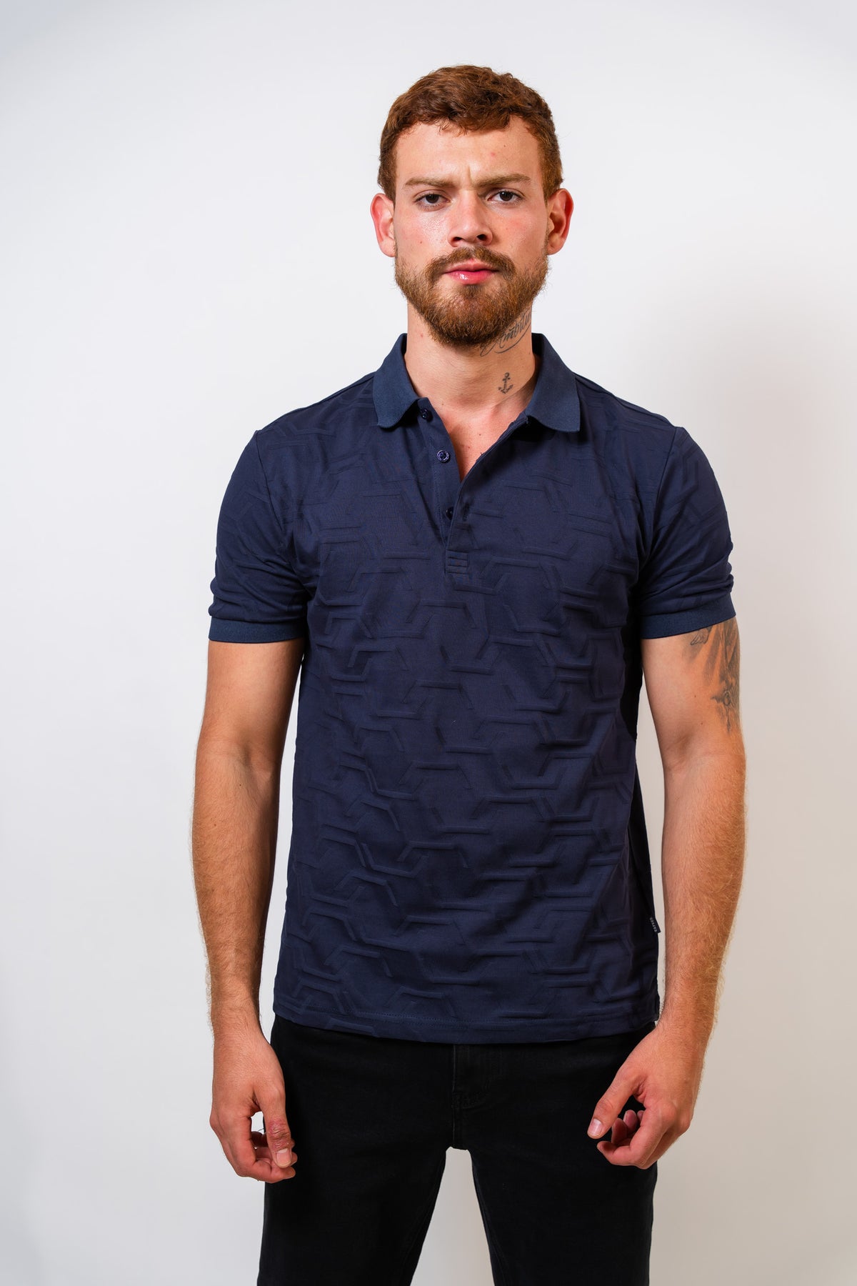 Polo Azul Hombre Carven
