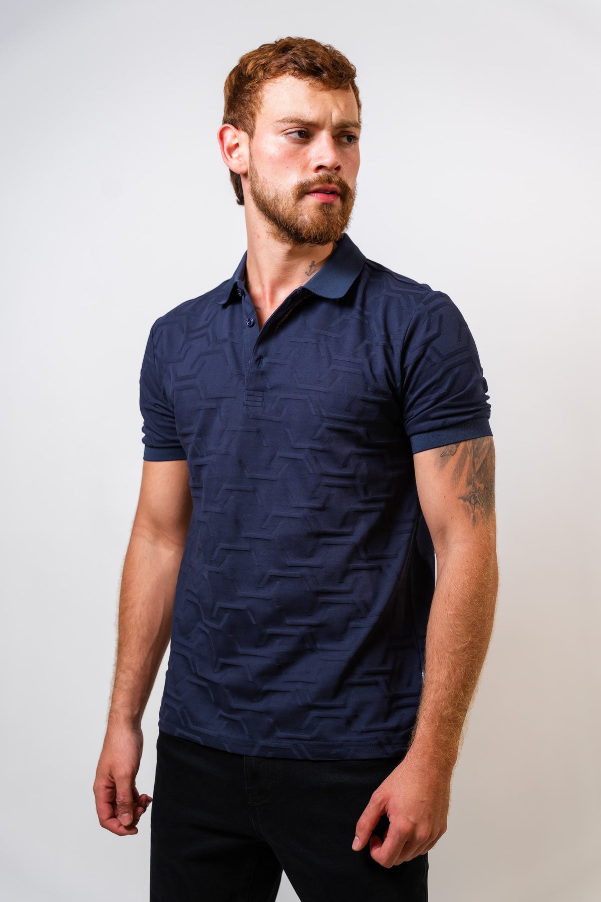 Polo Azul Hombre Carven