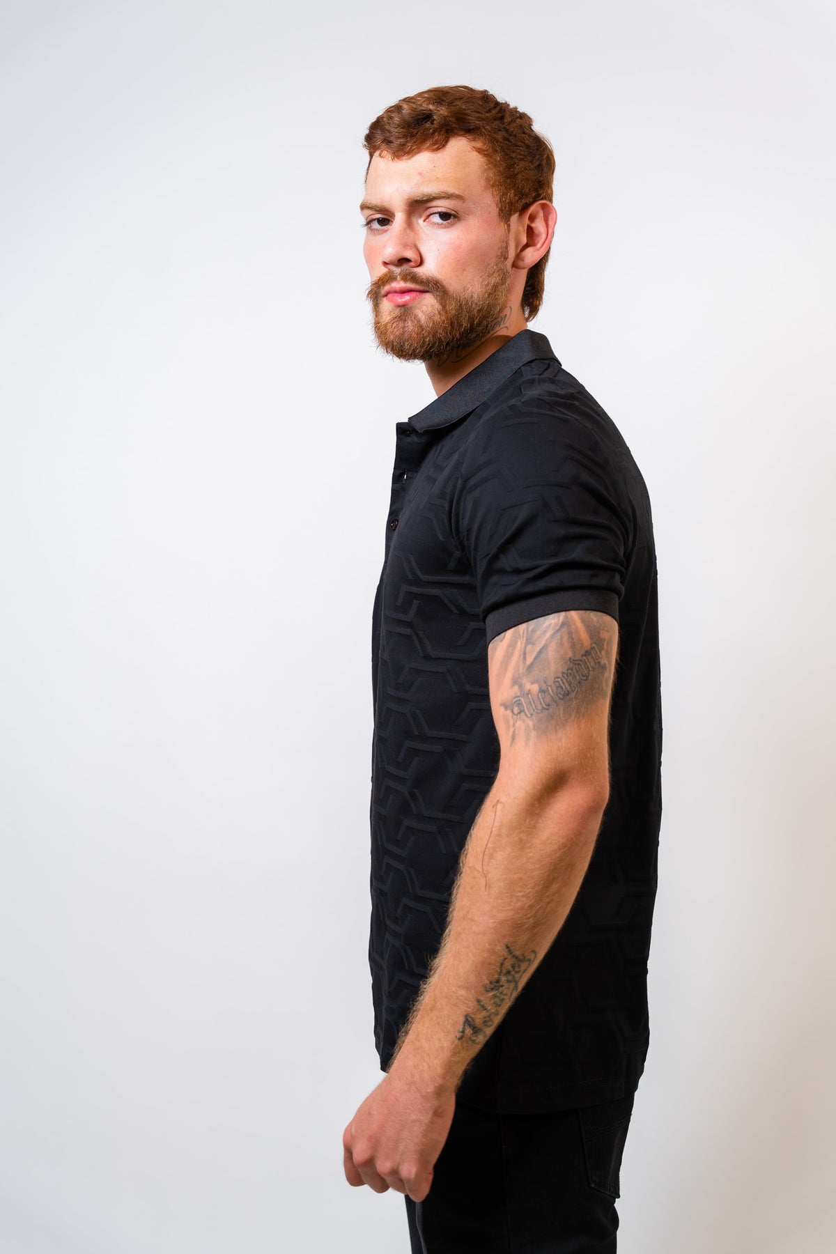 Polo Negro Hombre Carven