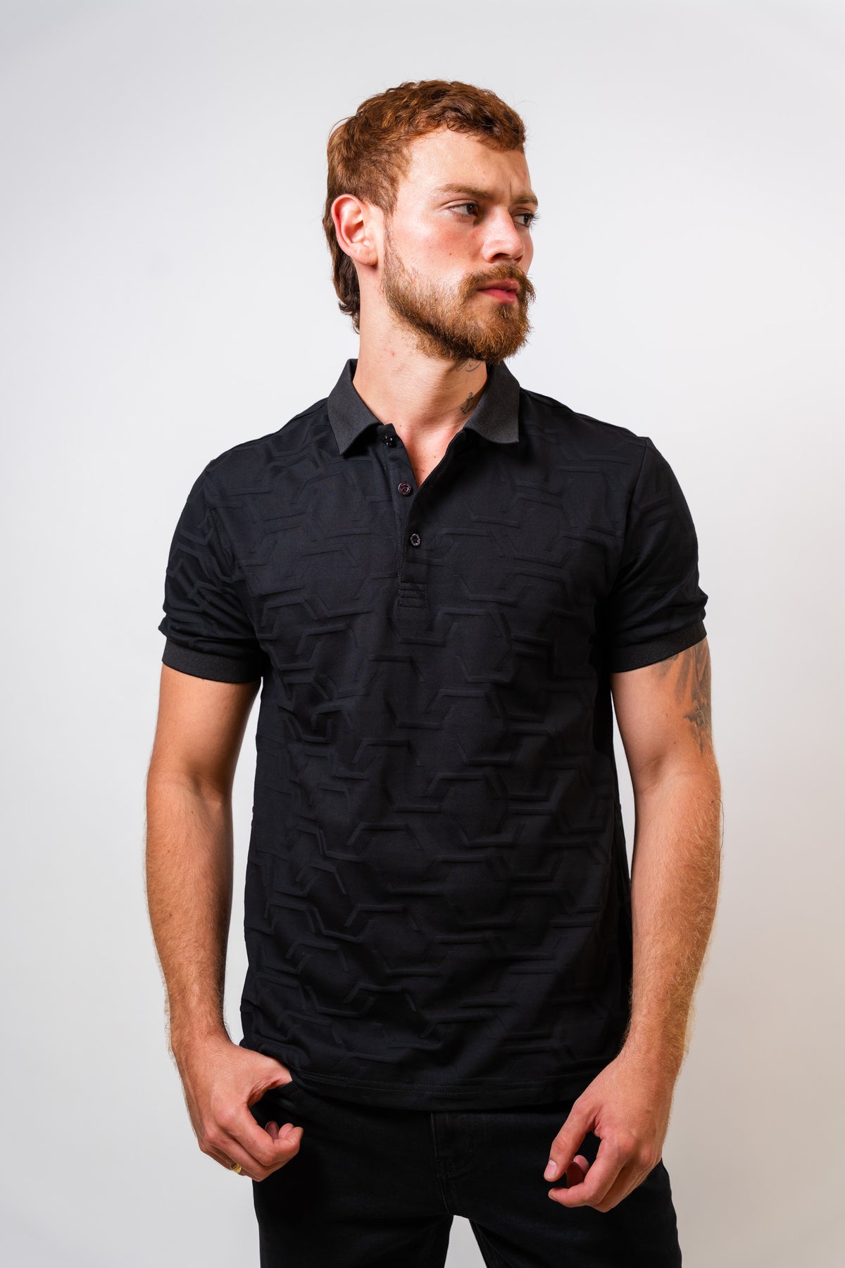 Polo Negro Hombre Carven