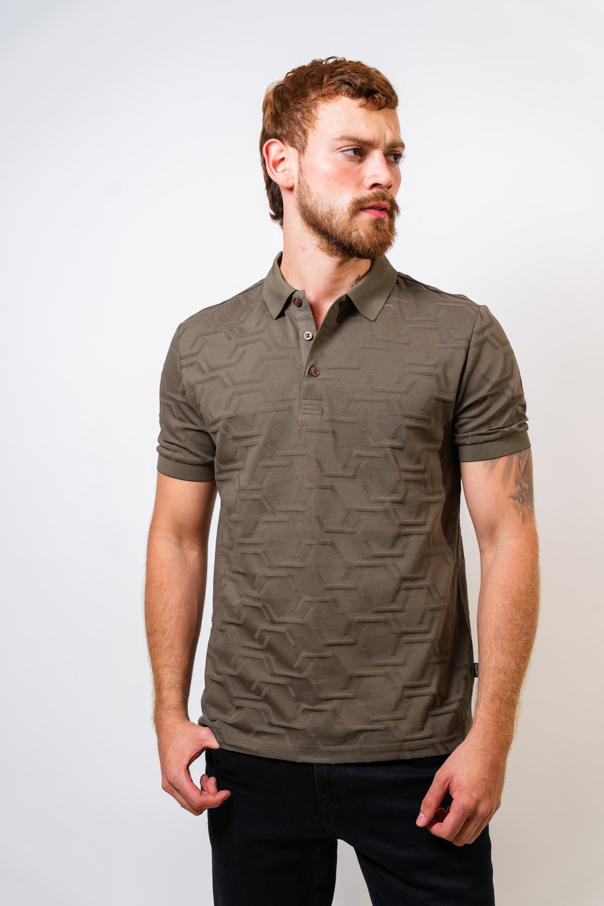 Polo Verde Hombre Carven