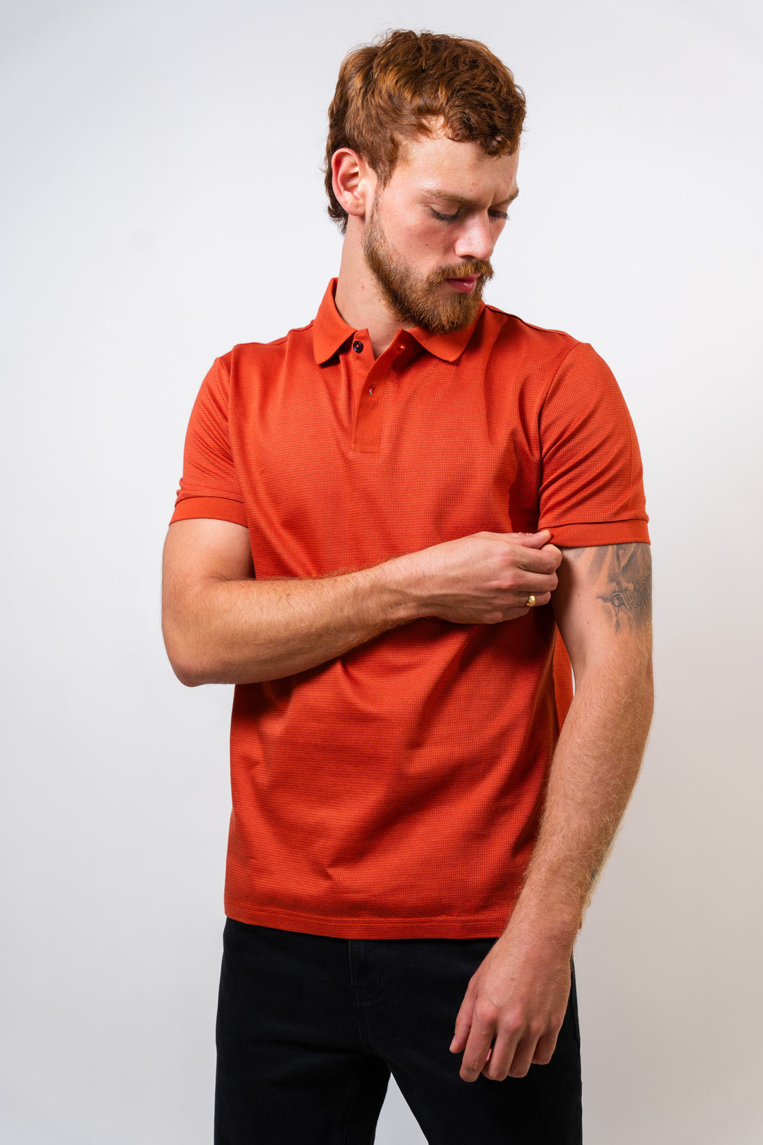 Polo Ladrillo Hombre Carven