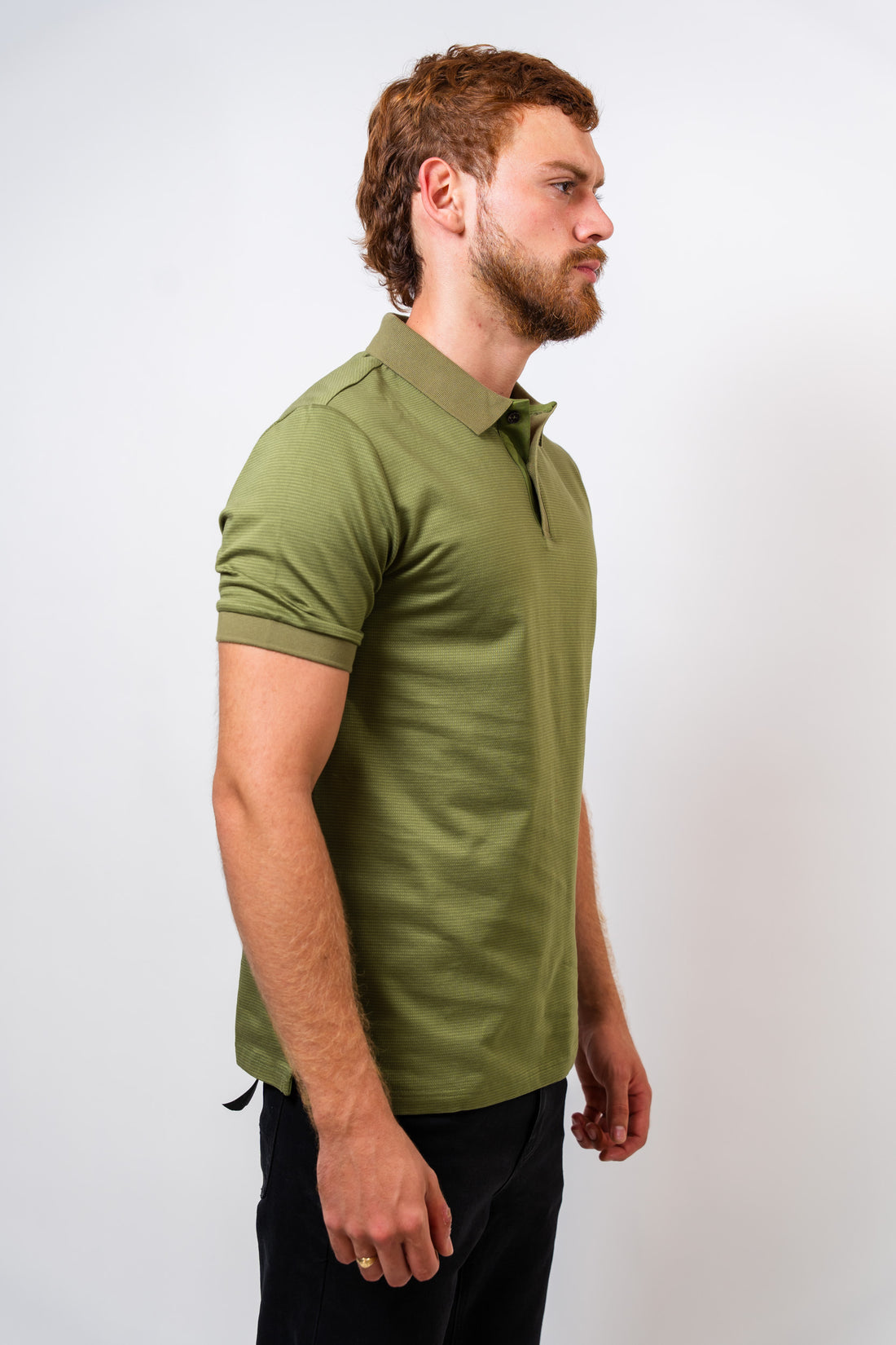 Polo Verde Hombre Carven
