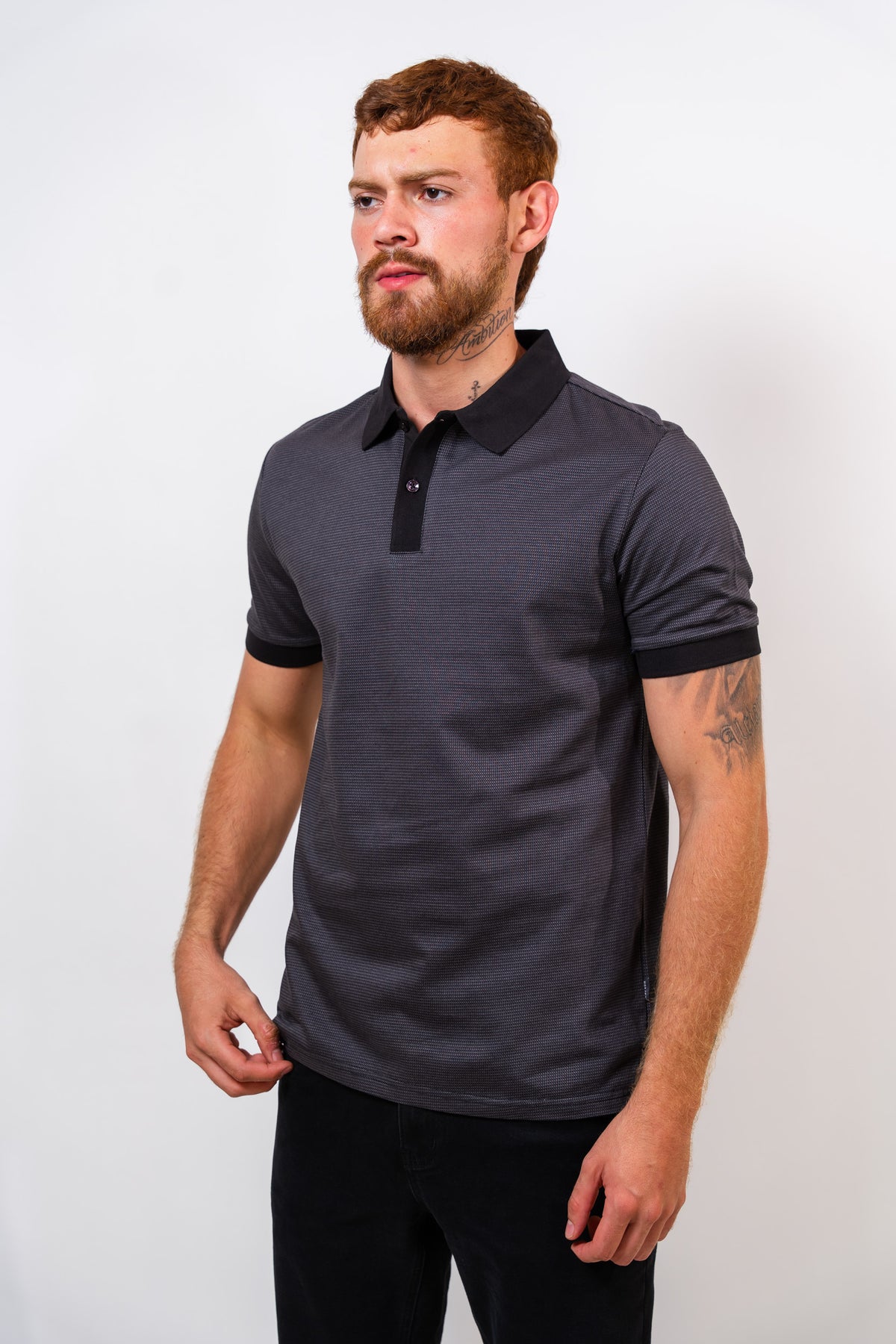 Polo Negro Hombre Carven