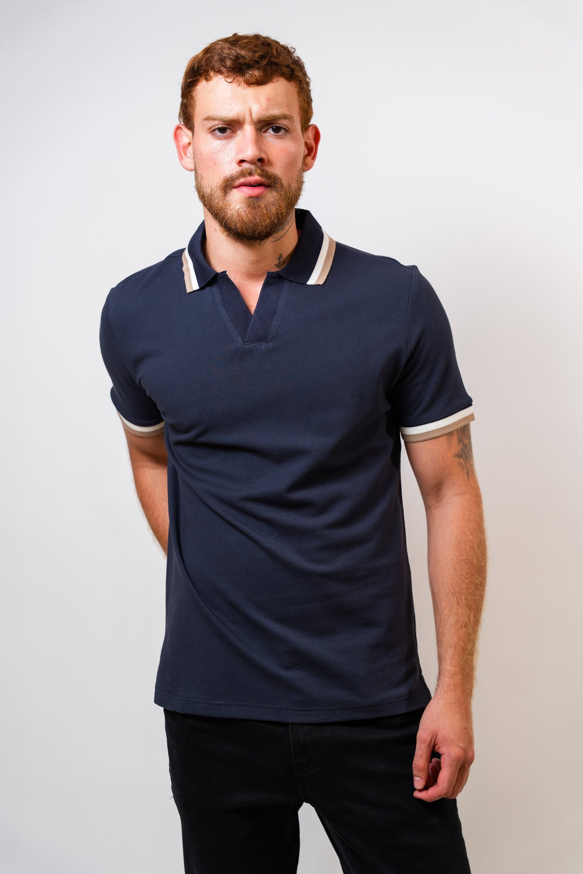 Polo Azul Hombre Carven