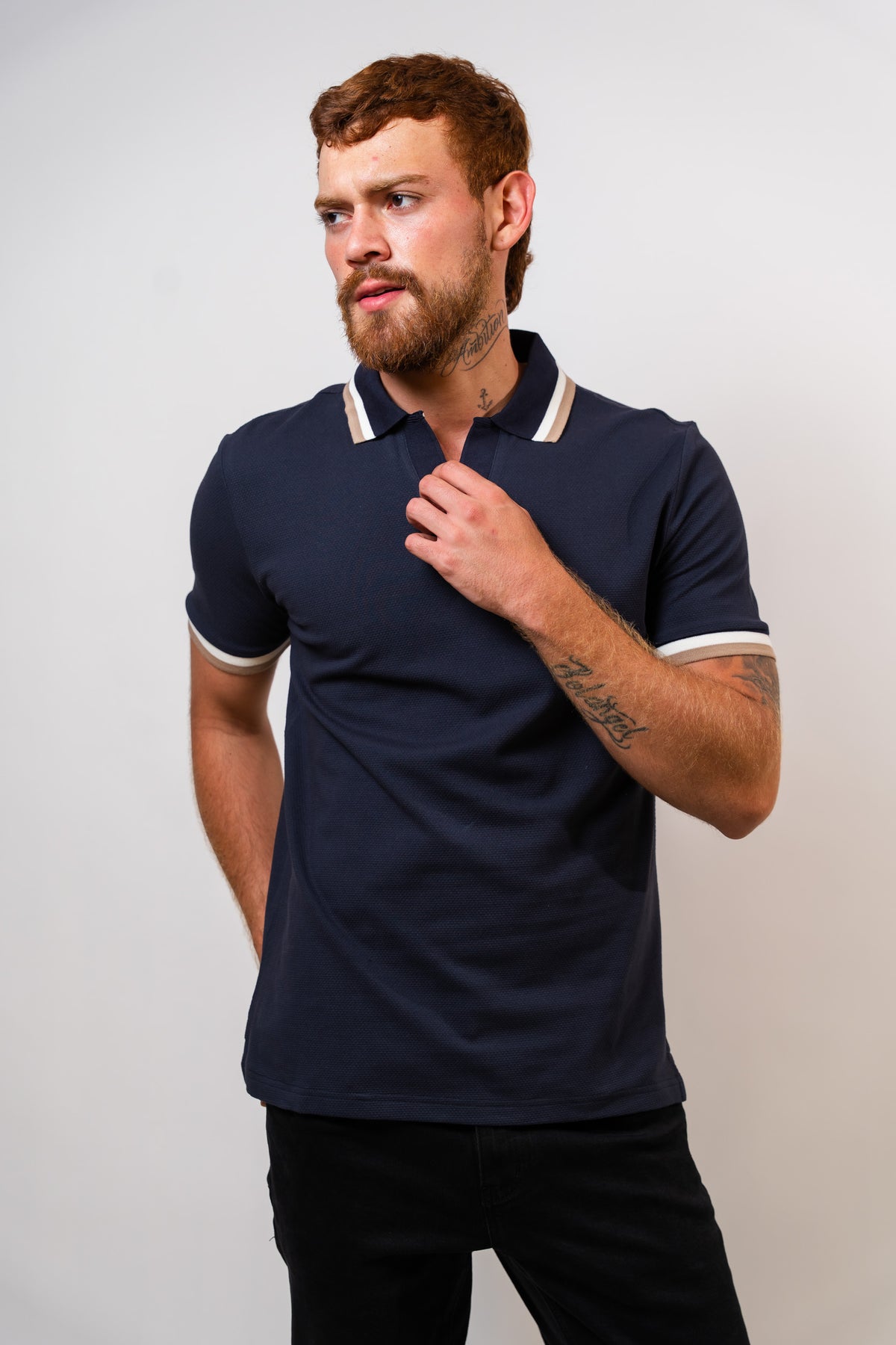 Polo Azul Hombre Carven