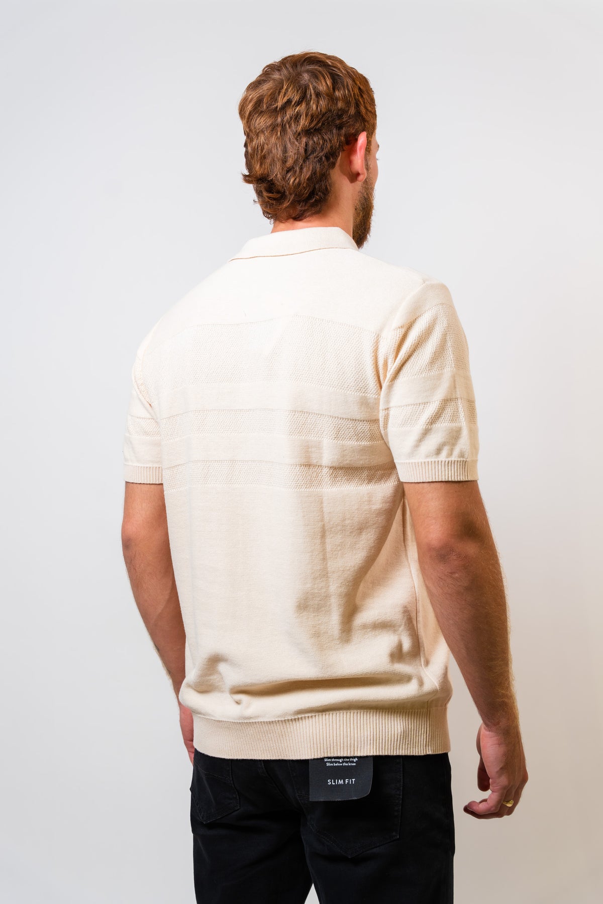 Polo Beige Hombre Carven