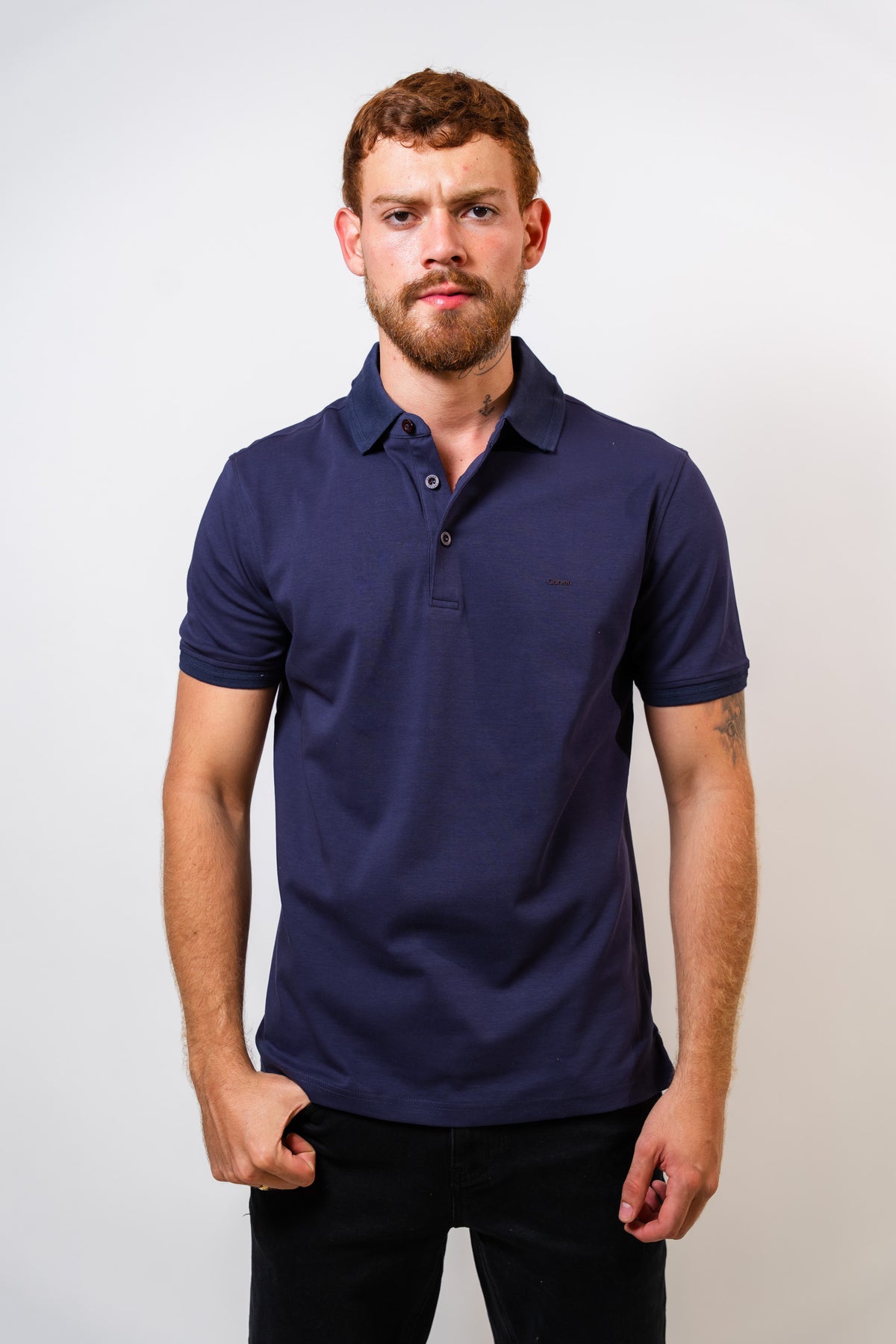 Polo Azul Hombre Carven