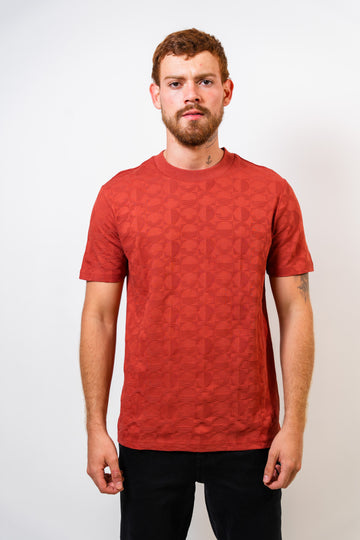 Camiseta Básica Ladrillo Hombre Carven