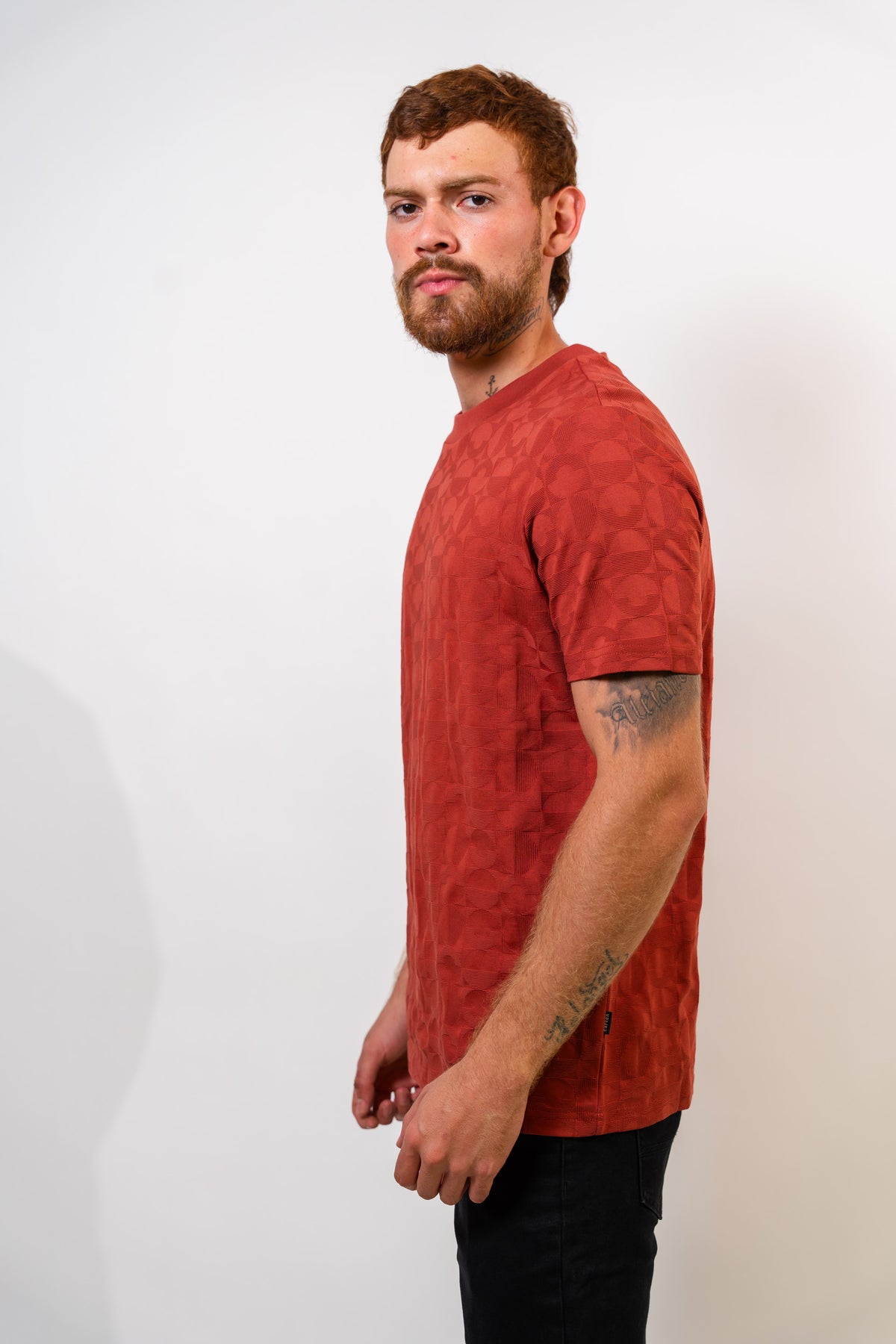 Camiseta Básica Ladrillo Hombre Carven