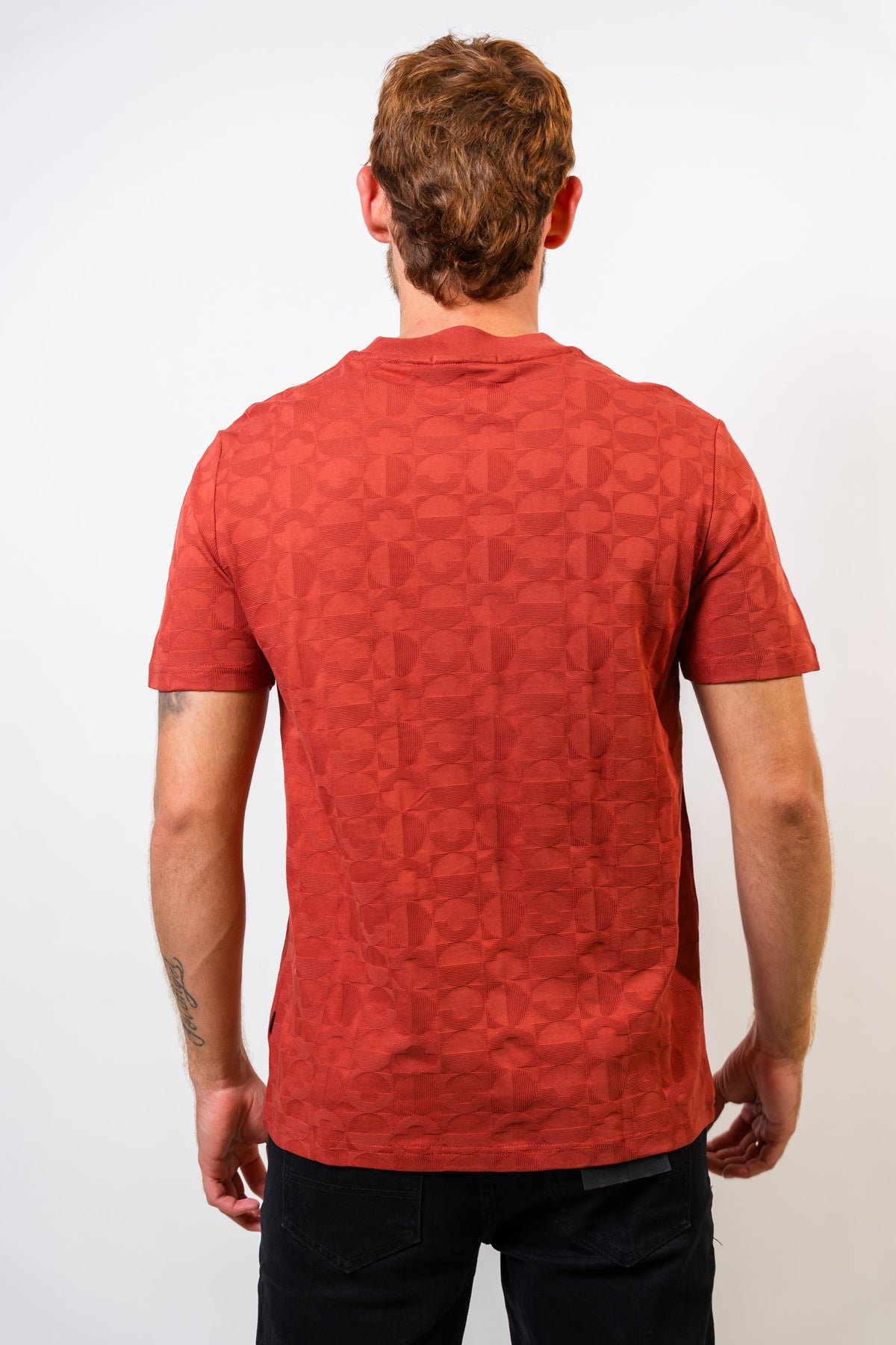 Camiseta Básica Ladrillo Hombre Carven