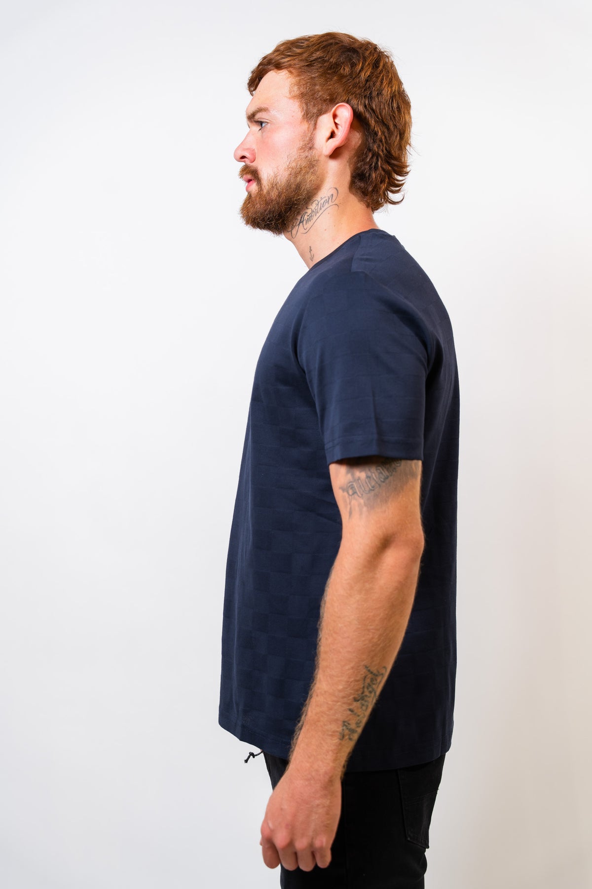 Camiseta Básica Azul Hombre Carven
