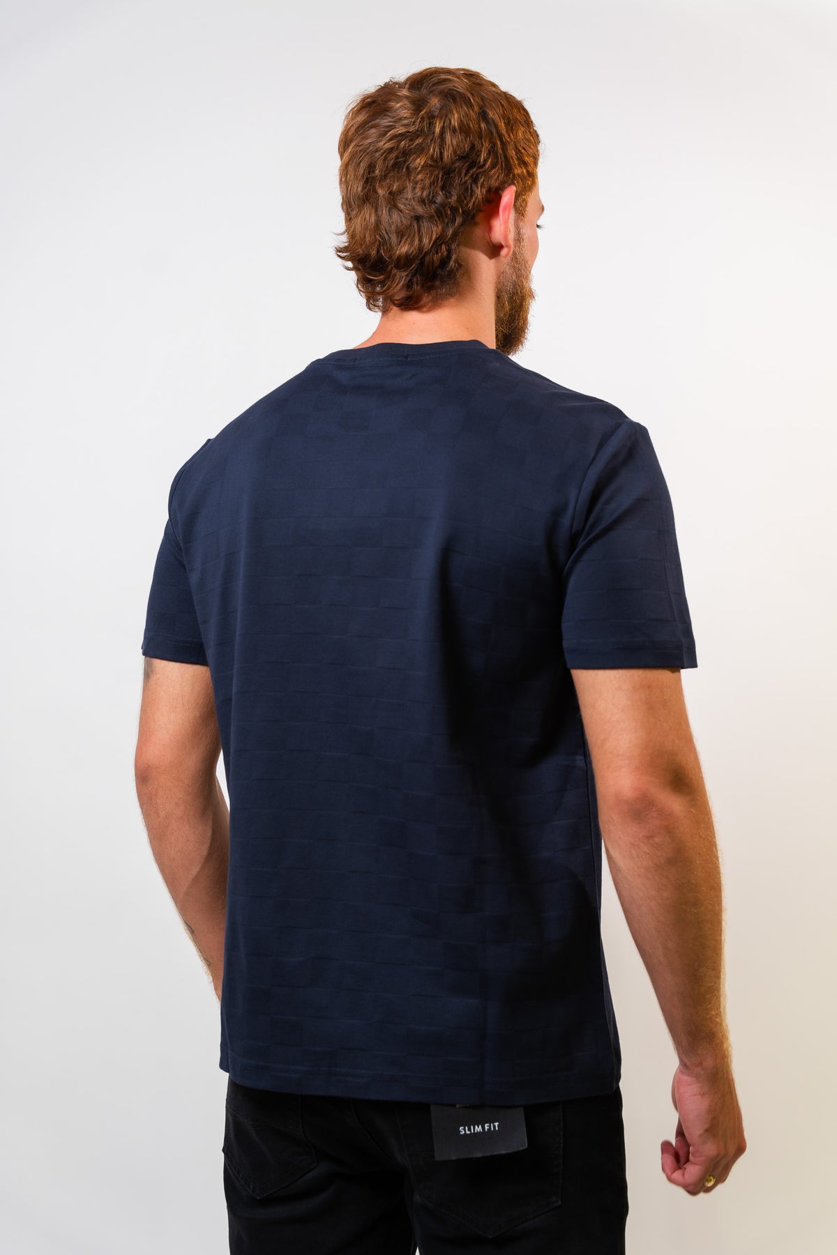 Camiseta Básica Azul Hombre Carven