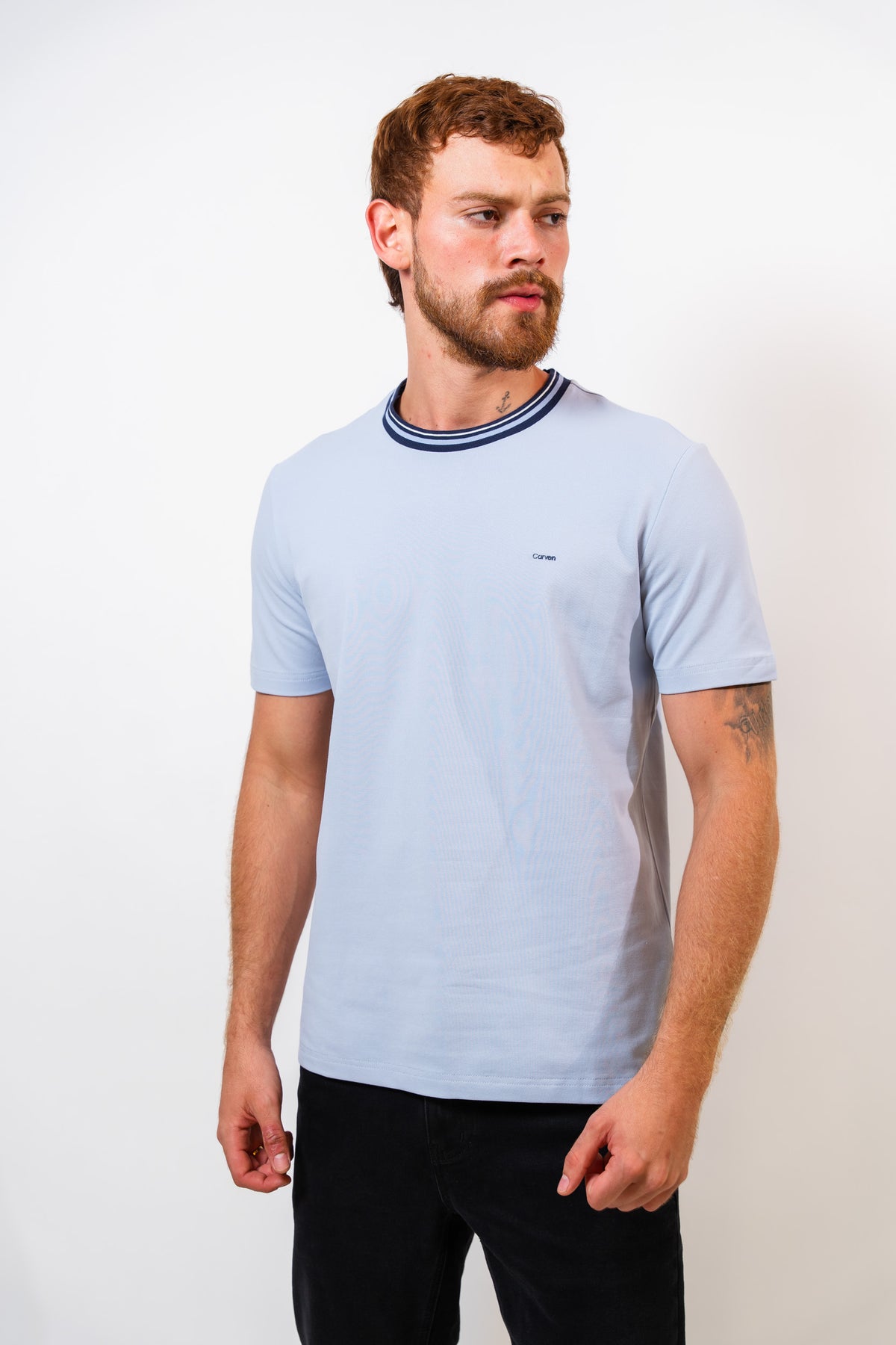 Camiseta Básica Lavanda Hombre Carven