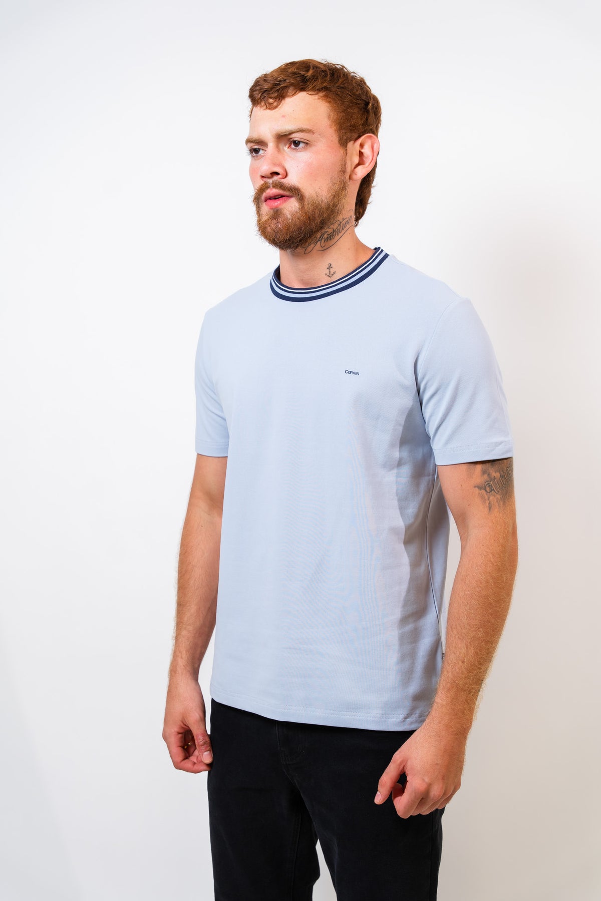 Camiseta Básica Lavanda Hombre Carven