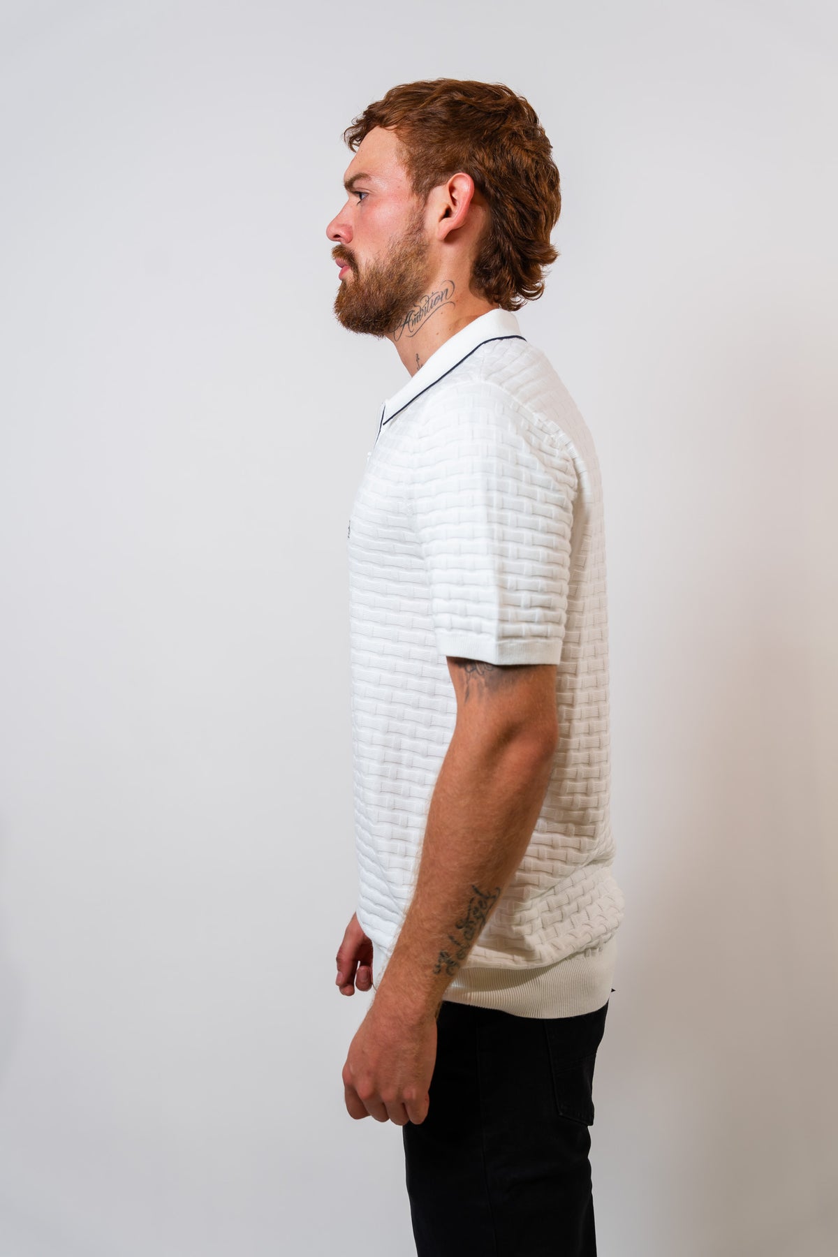 Polo Blanco Hombre Penguin