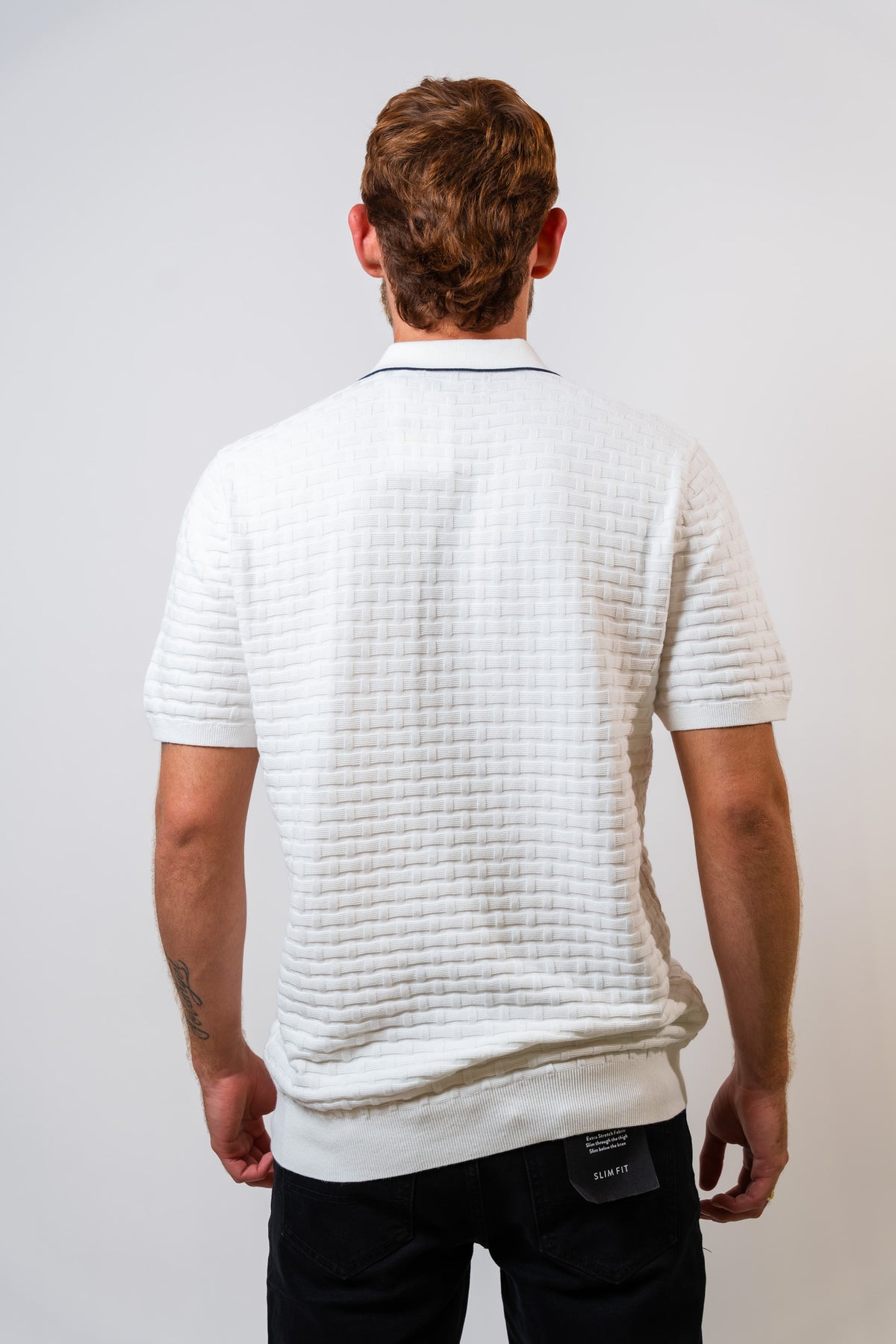 Polo Blanco Hombre Penguin
