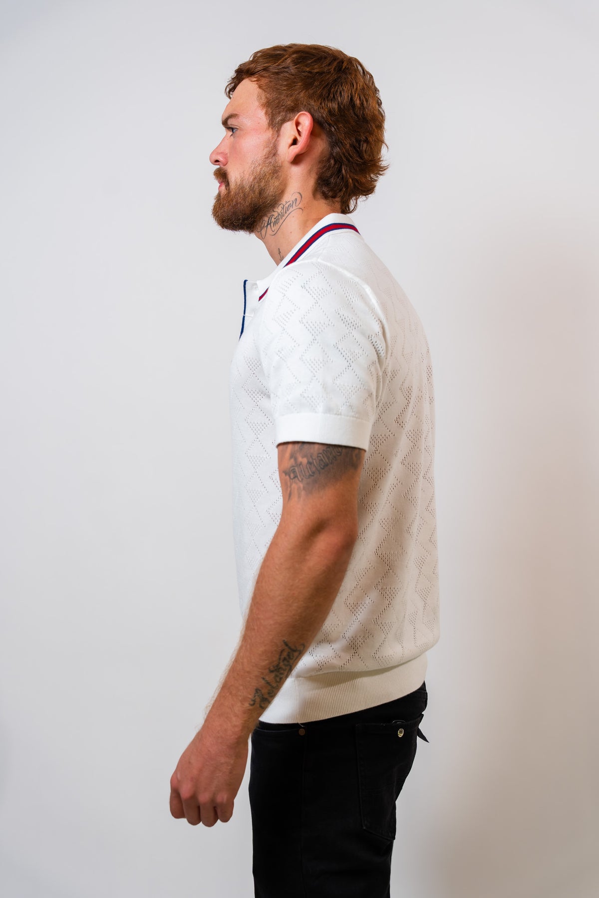 Polo Blanco Hombre Penguin