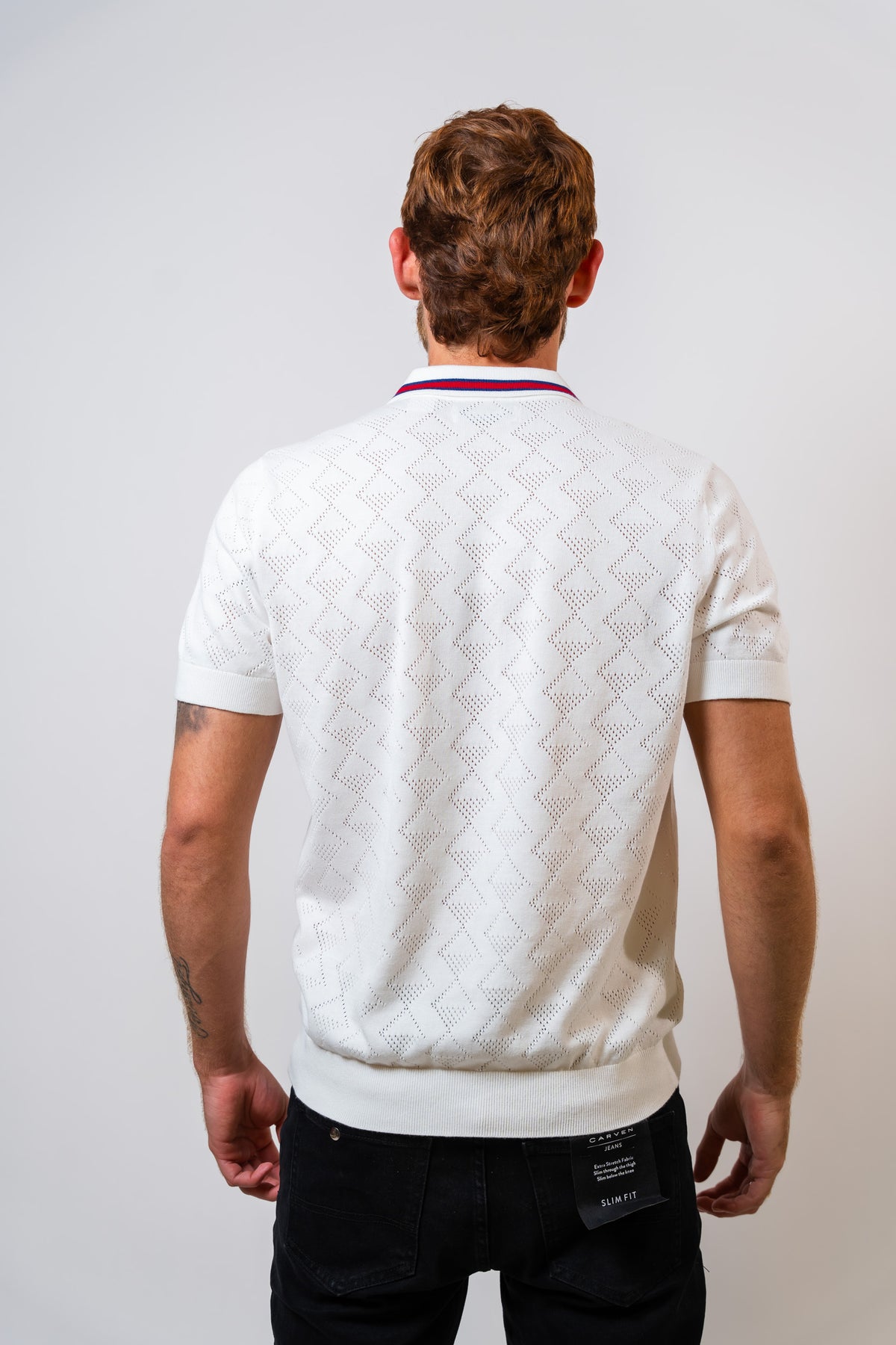 Polo Blanco Hombre Penguin