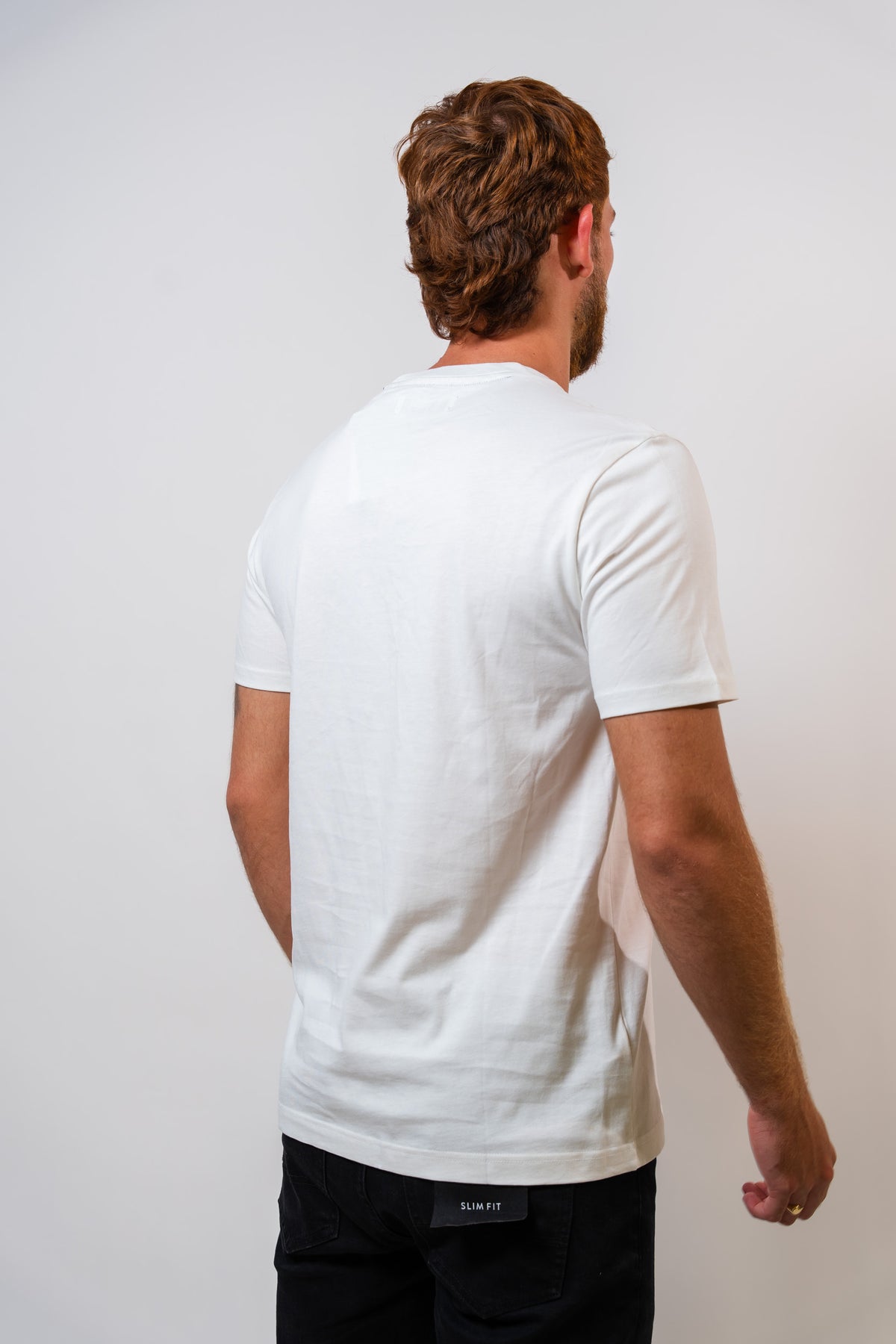 Camiseta Blanca Básica Hombre Penguin