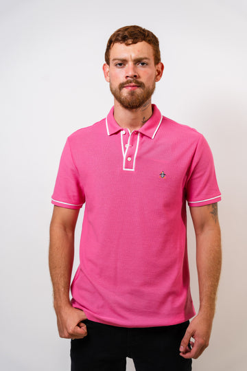 Polo Fucsia Hombre Penguin
