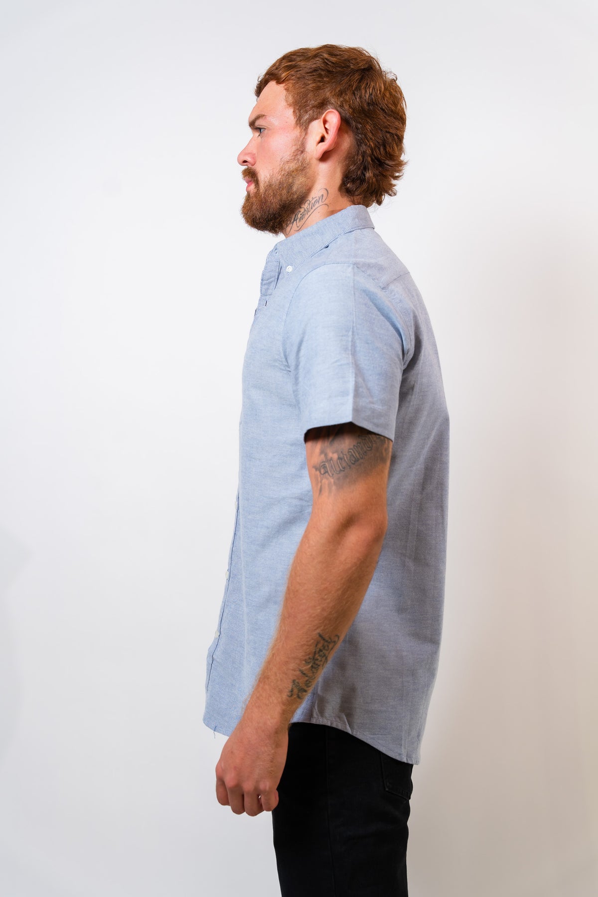 Camisa Gris Hombre Manga Corta Penguin