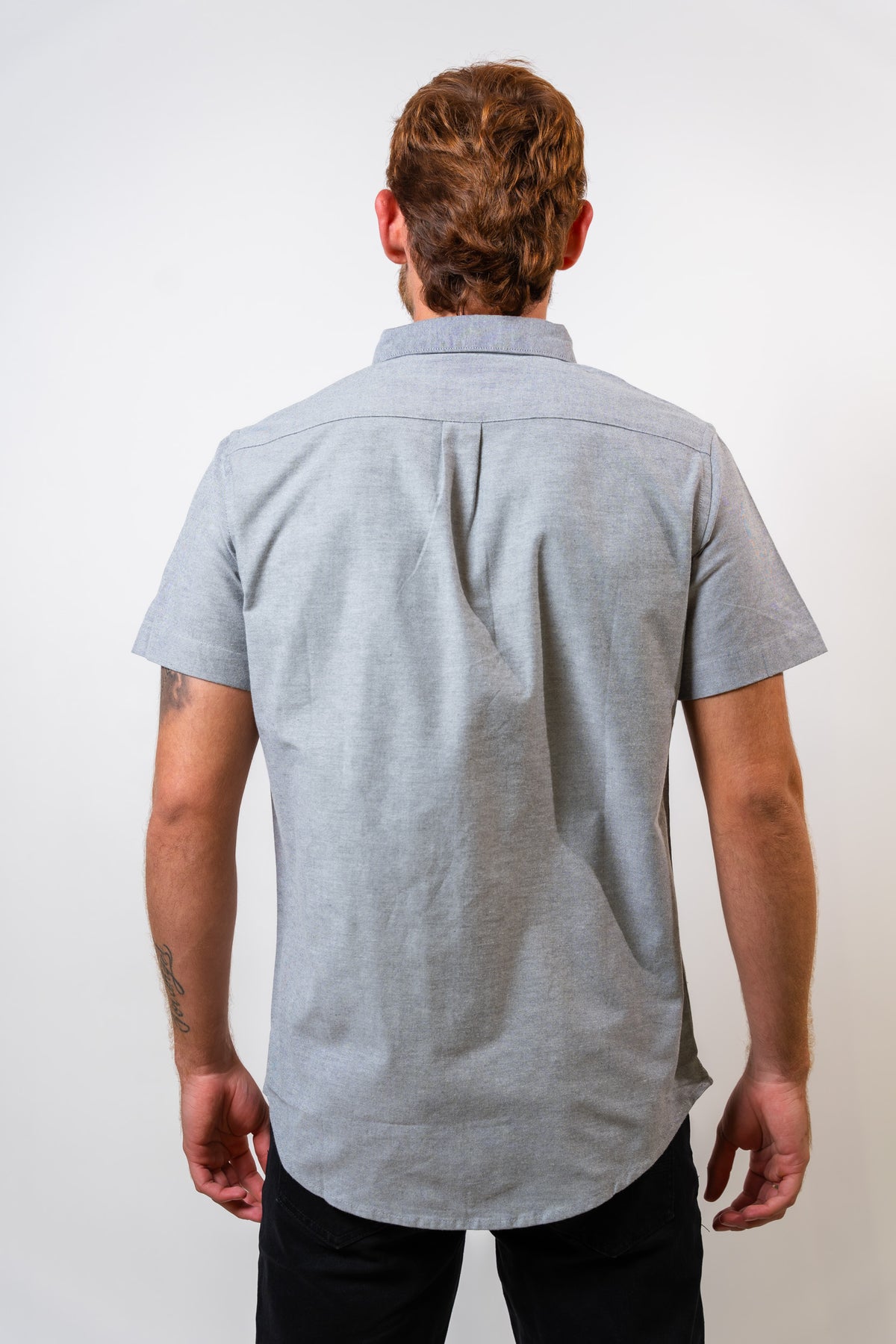 Camisa Gris Hombre Manga Corta Penguin