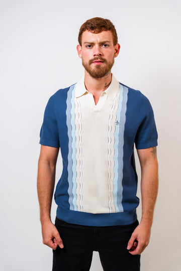 Polo Beige Hombre Penguin