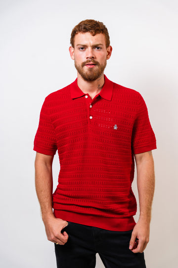 Polo Rojo Hombre Penguin