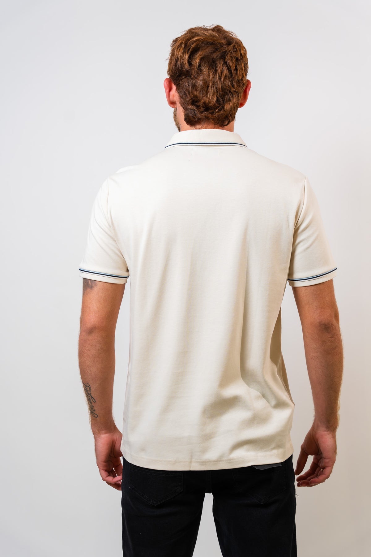 Polo Beige Hombre Penguin