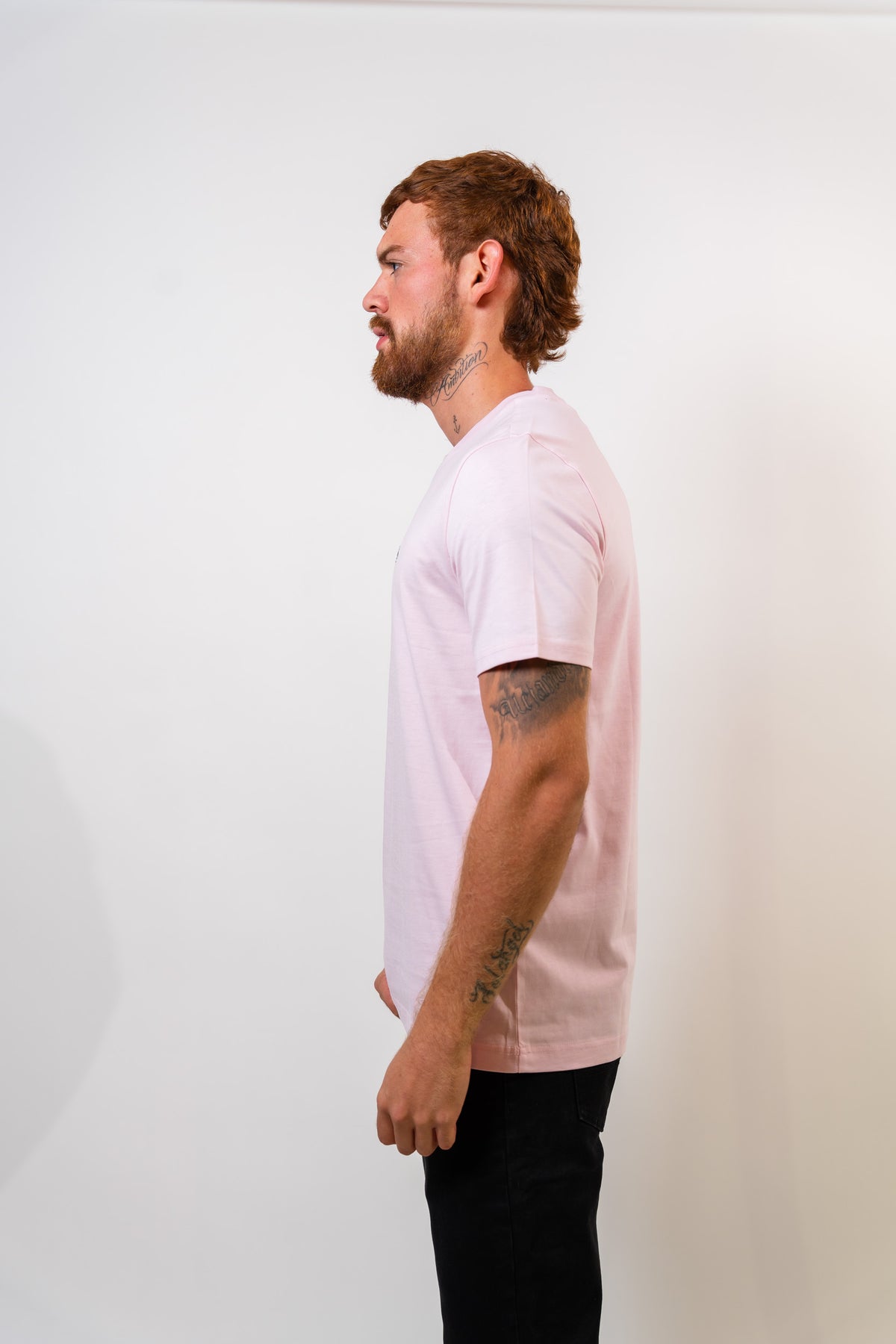 Camiseta Rosado Básica Hombre Penguin