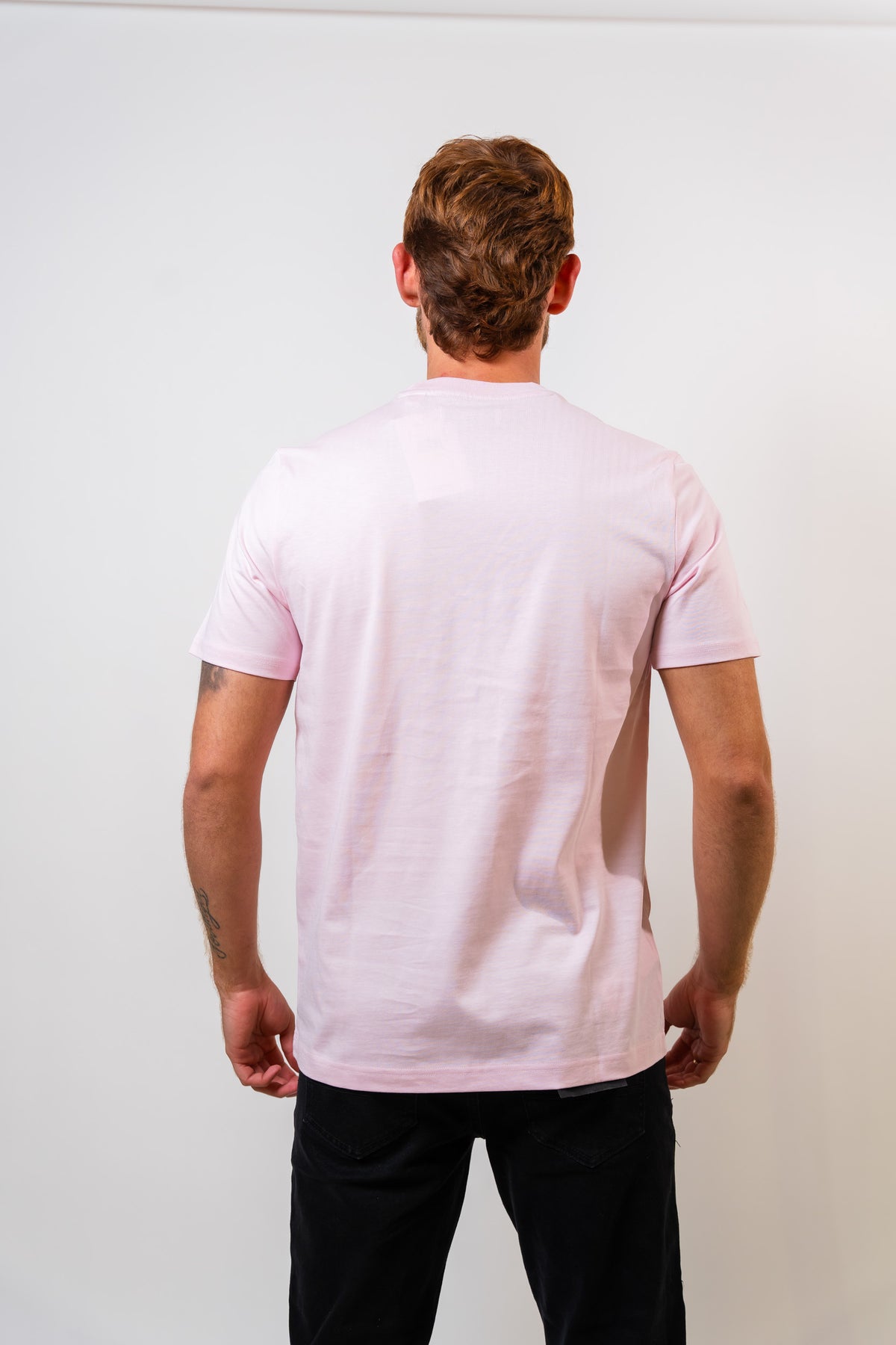 Camiseta Rosado Básica Hombre Penguin