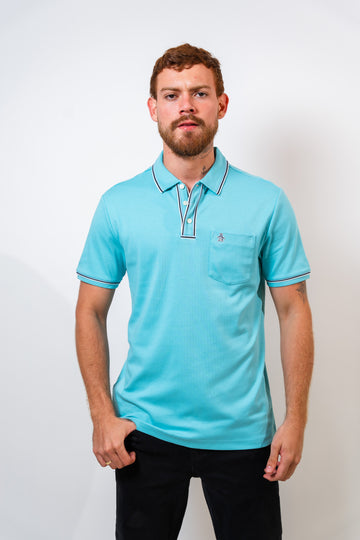 Polo Aguamarina Hombre Penguin