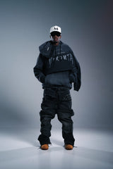 Hoodie Oversize Manifesto Acid Wash