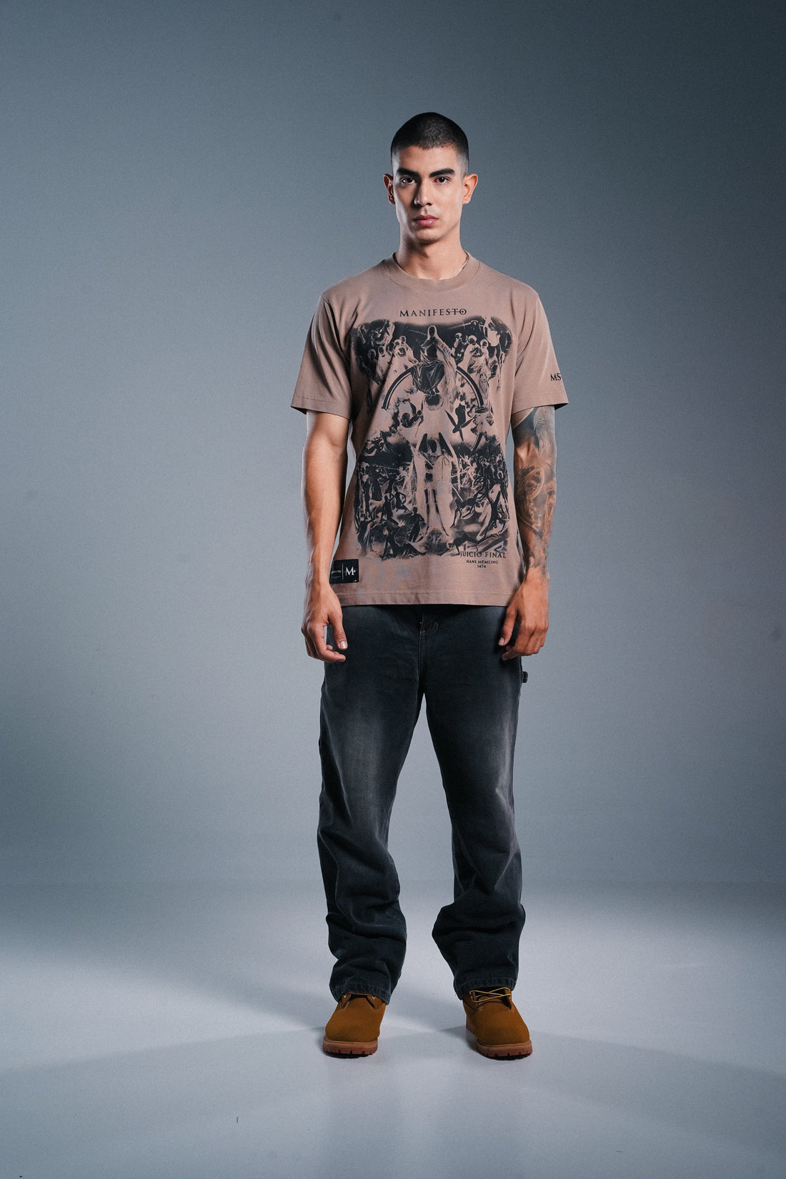 Camiseta Regular Manifesto Juicio Final Camiseta