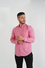 Camisa Penguin Lino Pink Camisas