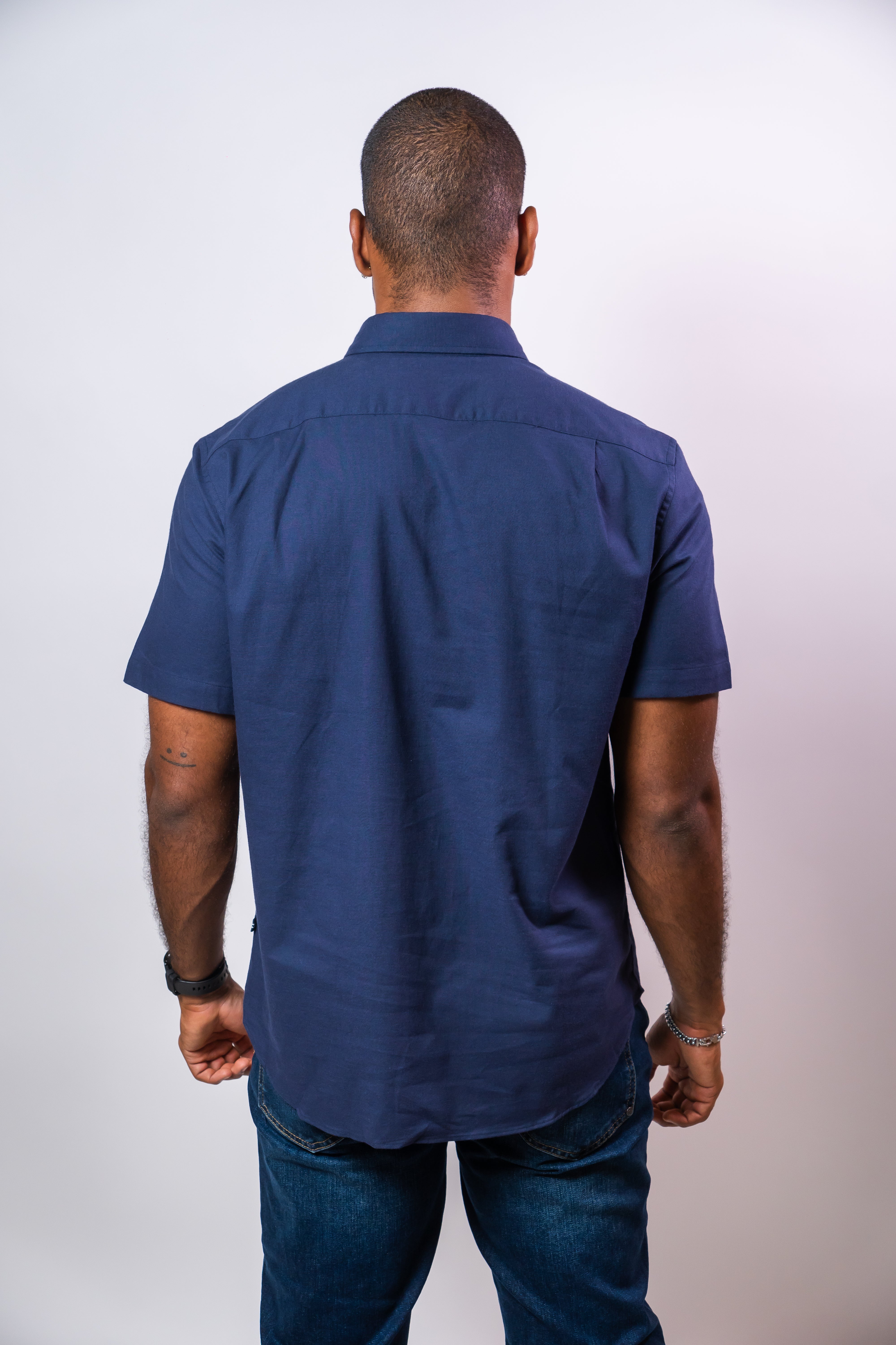Camisa Manga Corta Hombre Nautica Classic Fit