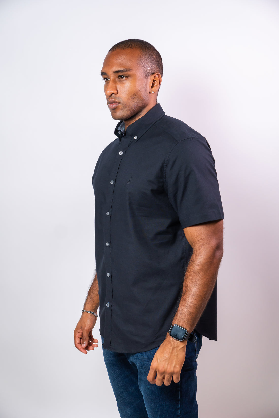 Camisa Manga Corta Hombre Nautica Classic Fit