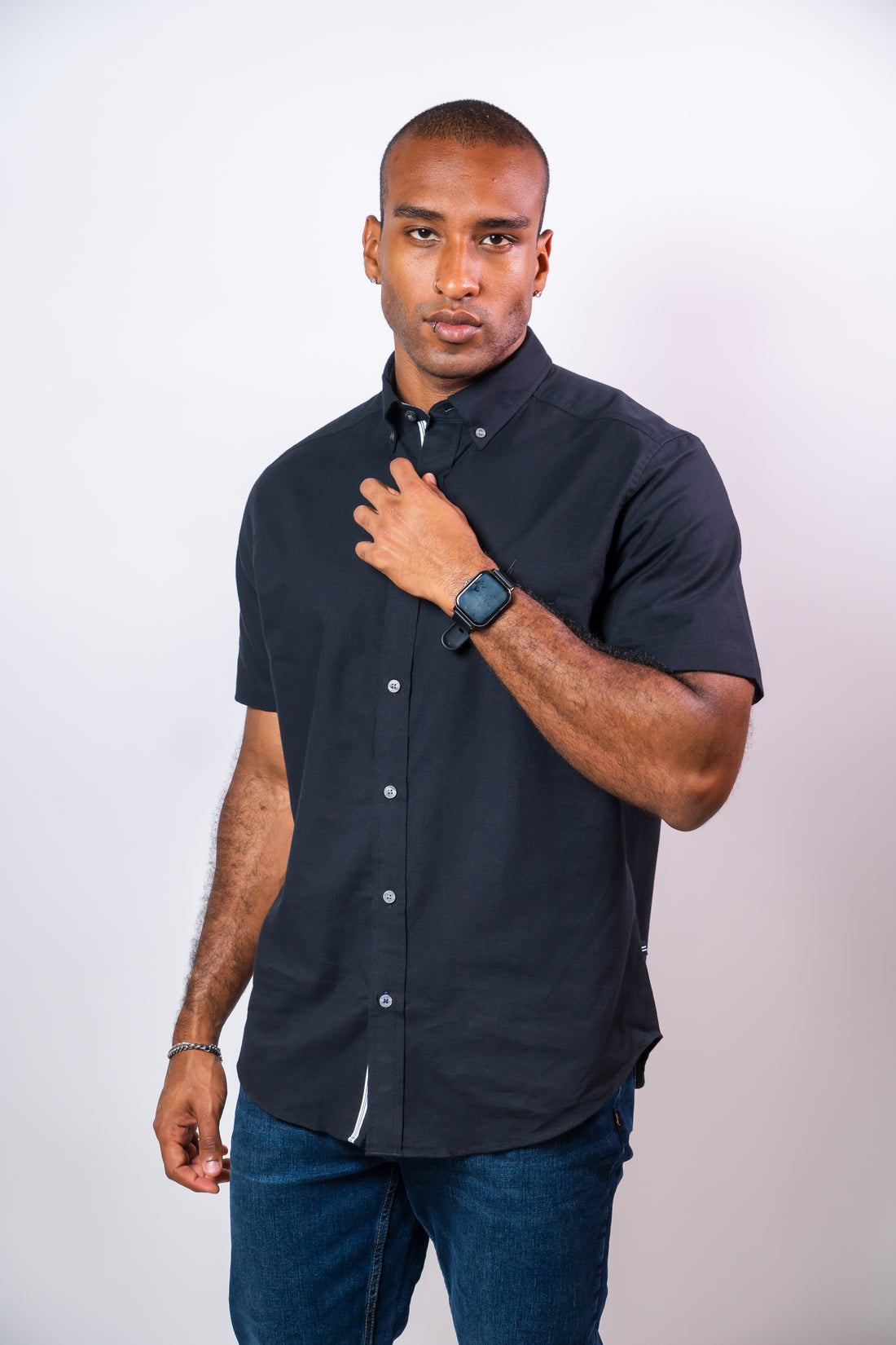 Camisa Manga Corta Hombre Nautica Classic Fit