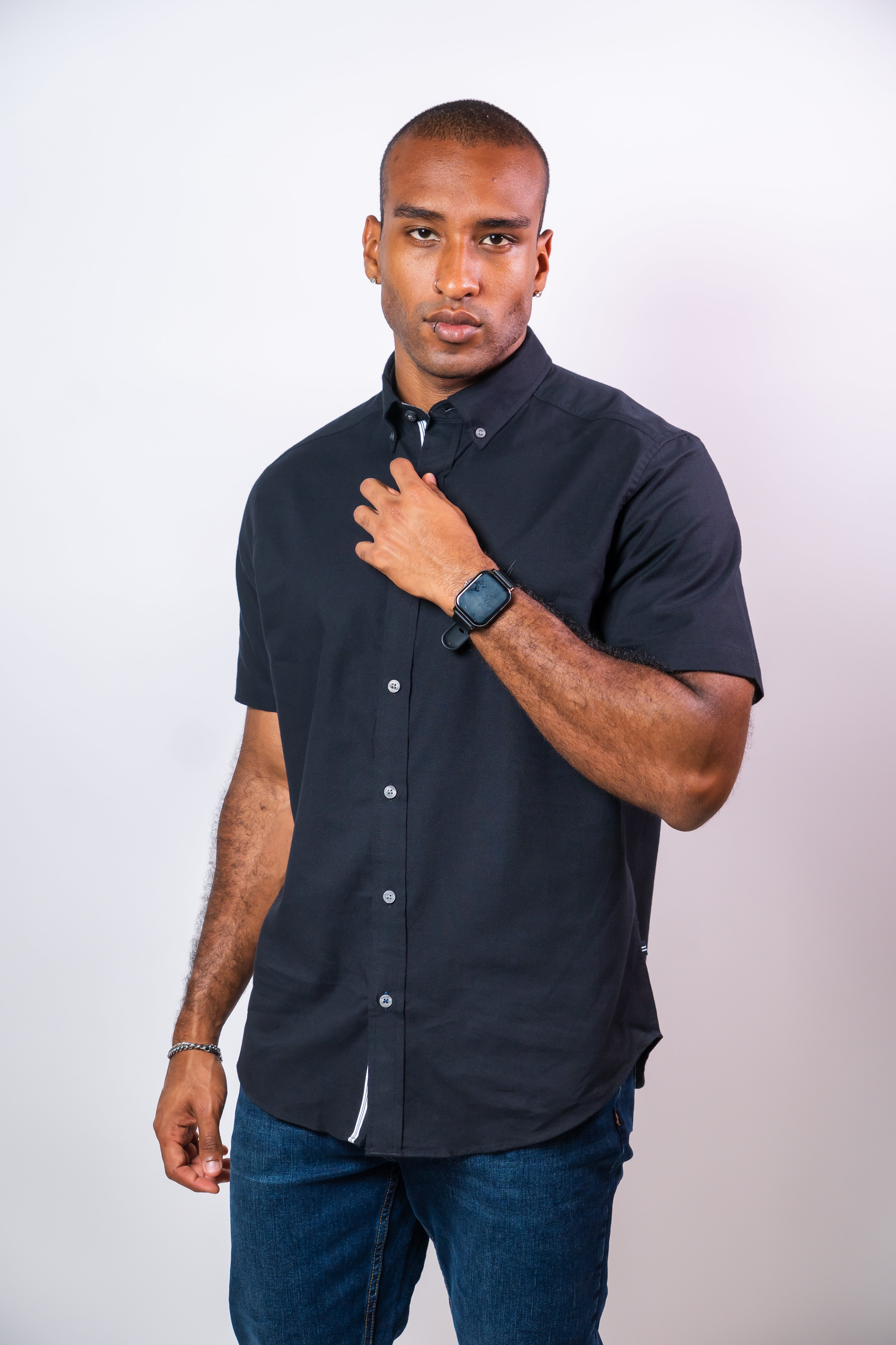 Camisa Manga Corta Hombre Nautica Classic Fit