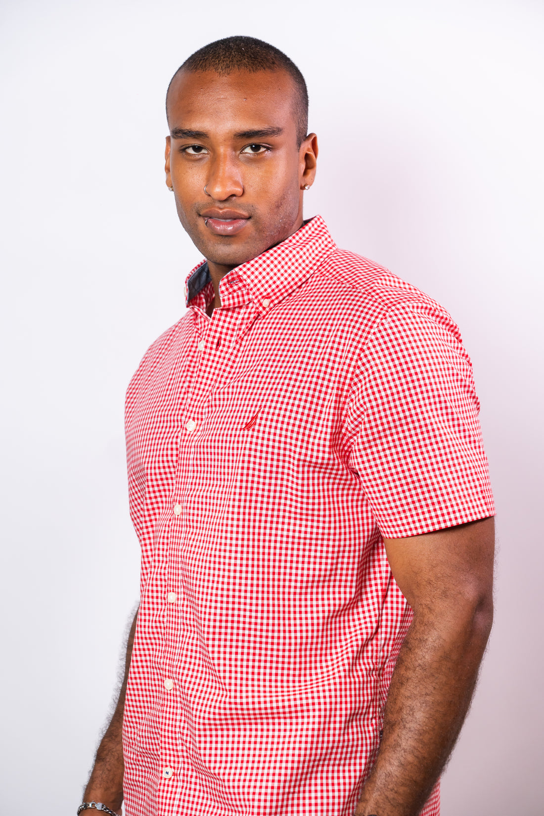 Camisa Manga Corta Hombre Nautica Classic Fit
