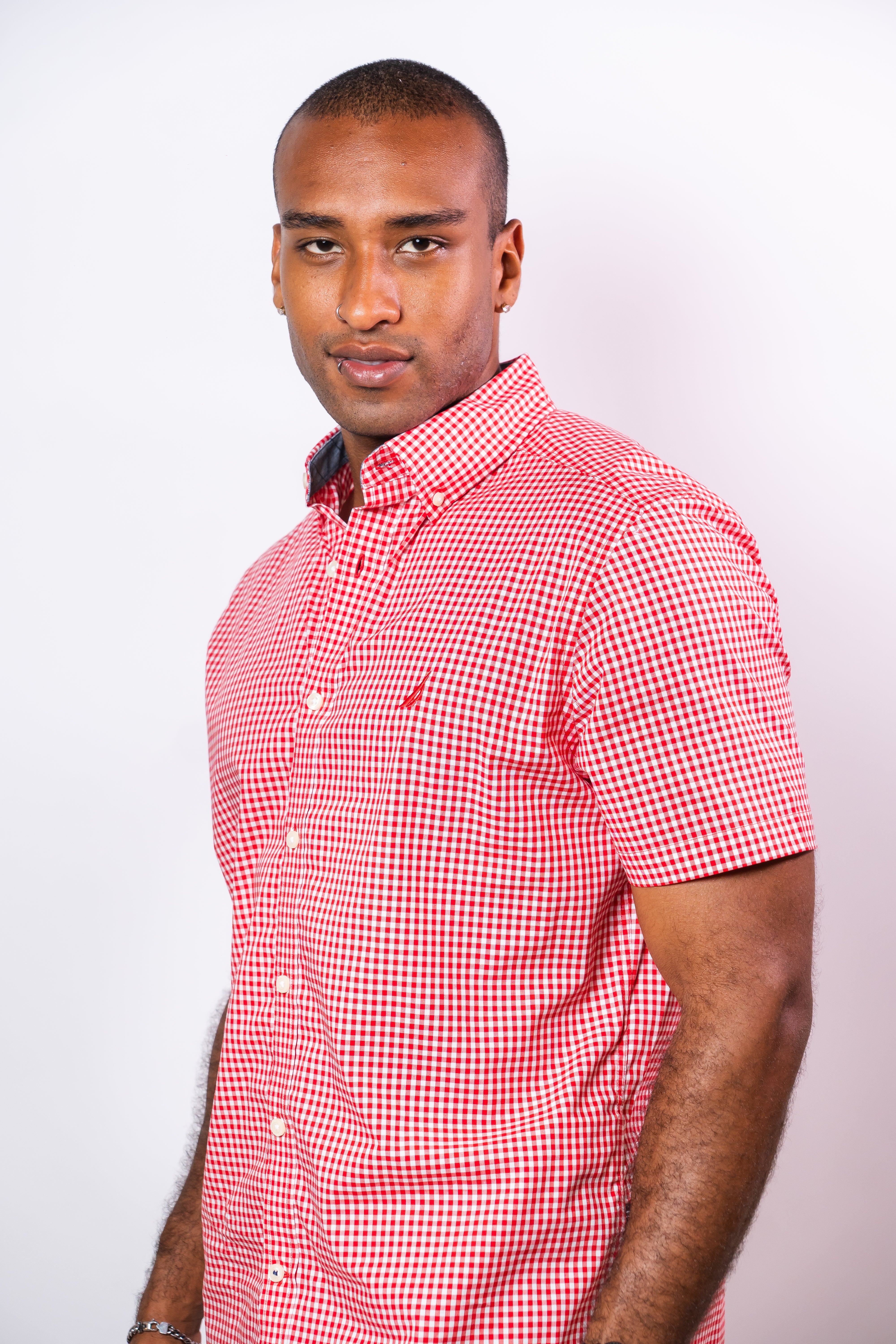 Camisa Manga Corta Hombre Nautica Classic Fit