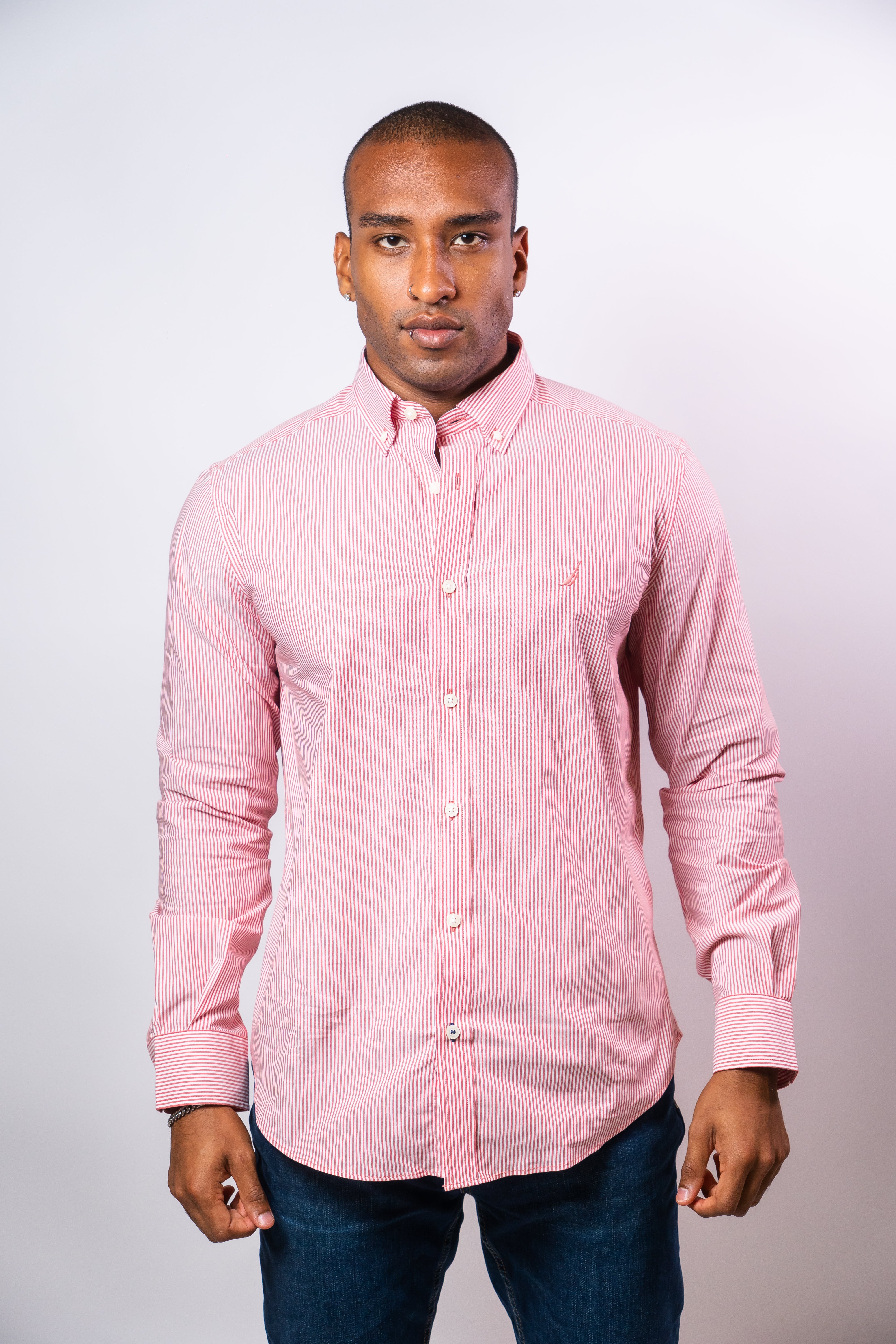 Camisa Manga Larga Hombre Nautica Classic Fit