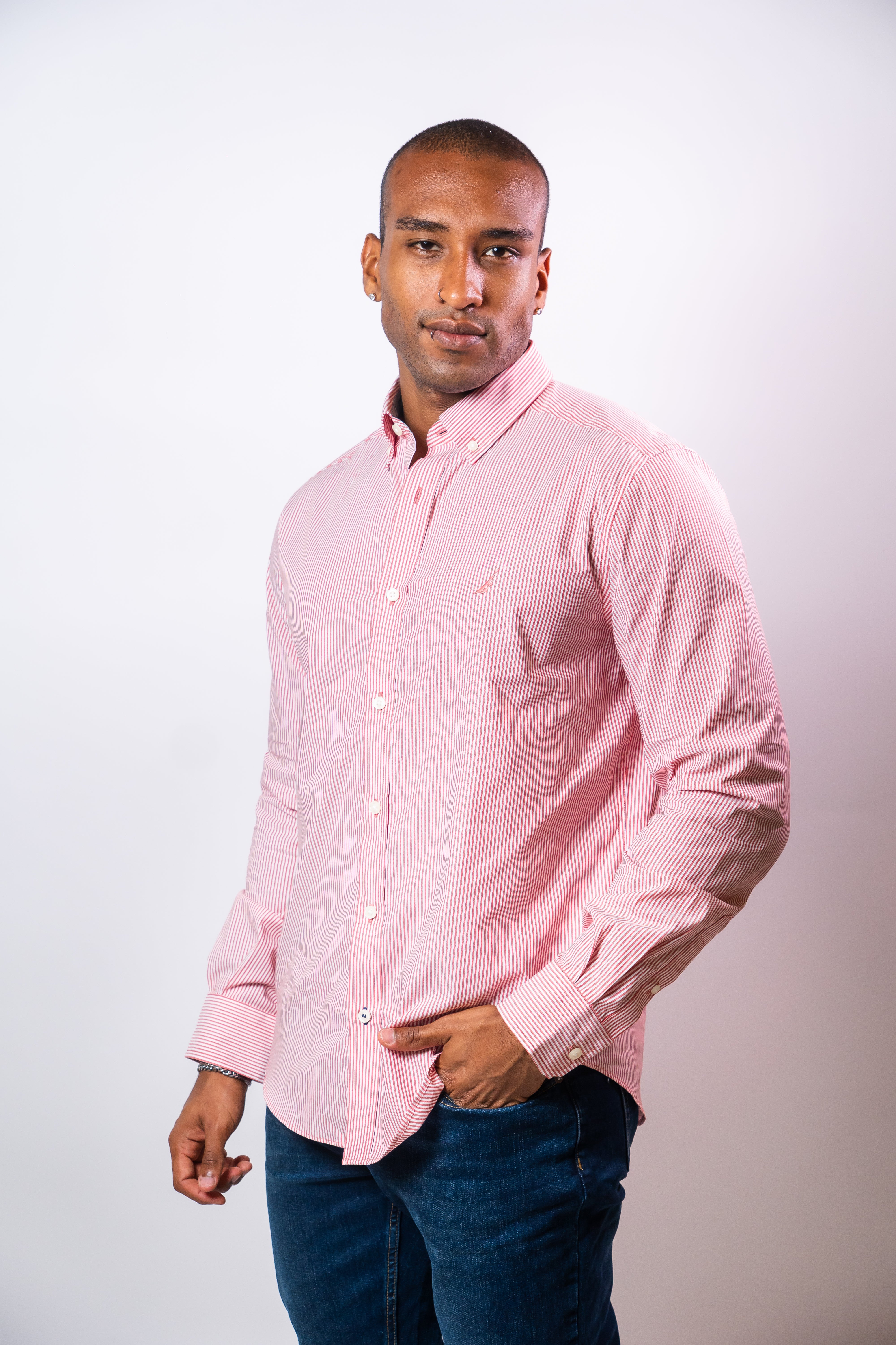Camisa Manga Larga Hombre Nautica Classic Fit